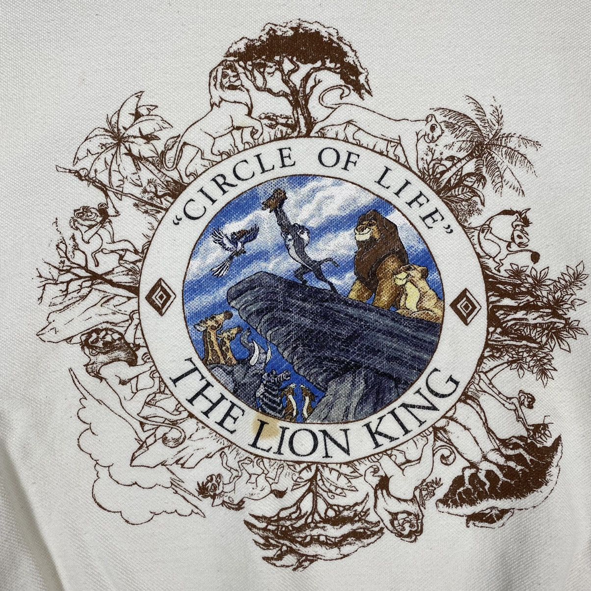 Disney × Vintage VINTAGE 90's THE LION KING MOVIE DISNEY CARTOON CREWNECK Size US M / EU 48-50 / 2 - 4 Thumbnail