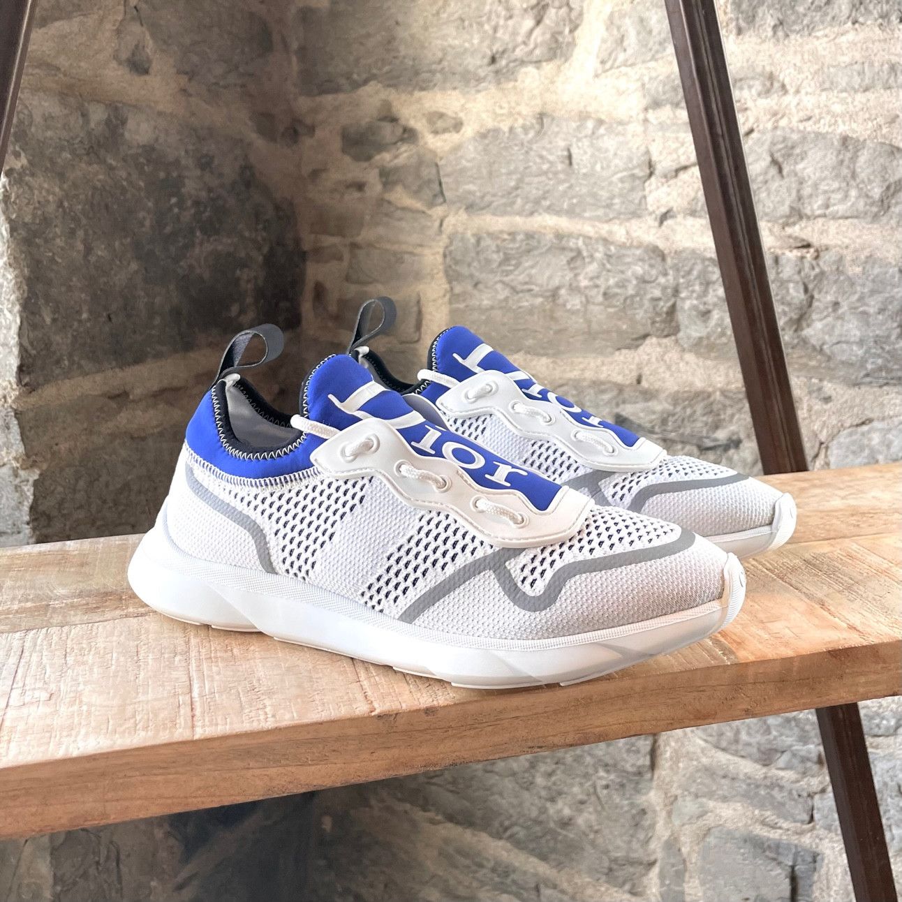 Dior Dior Homme B21 Neo White Blue Sneakers Size US 7 / EU 40 - 1 Thumbnail