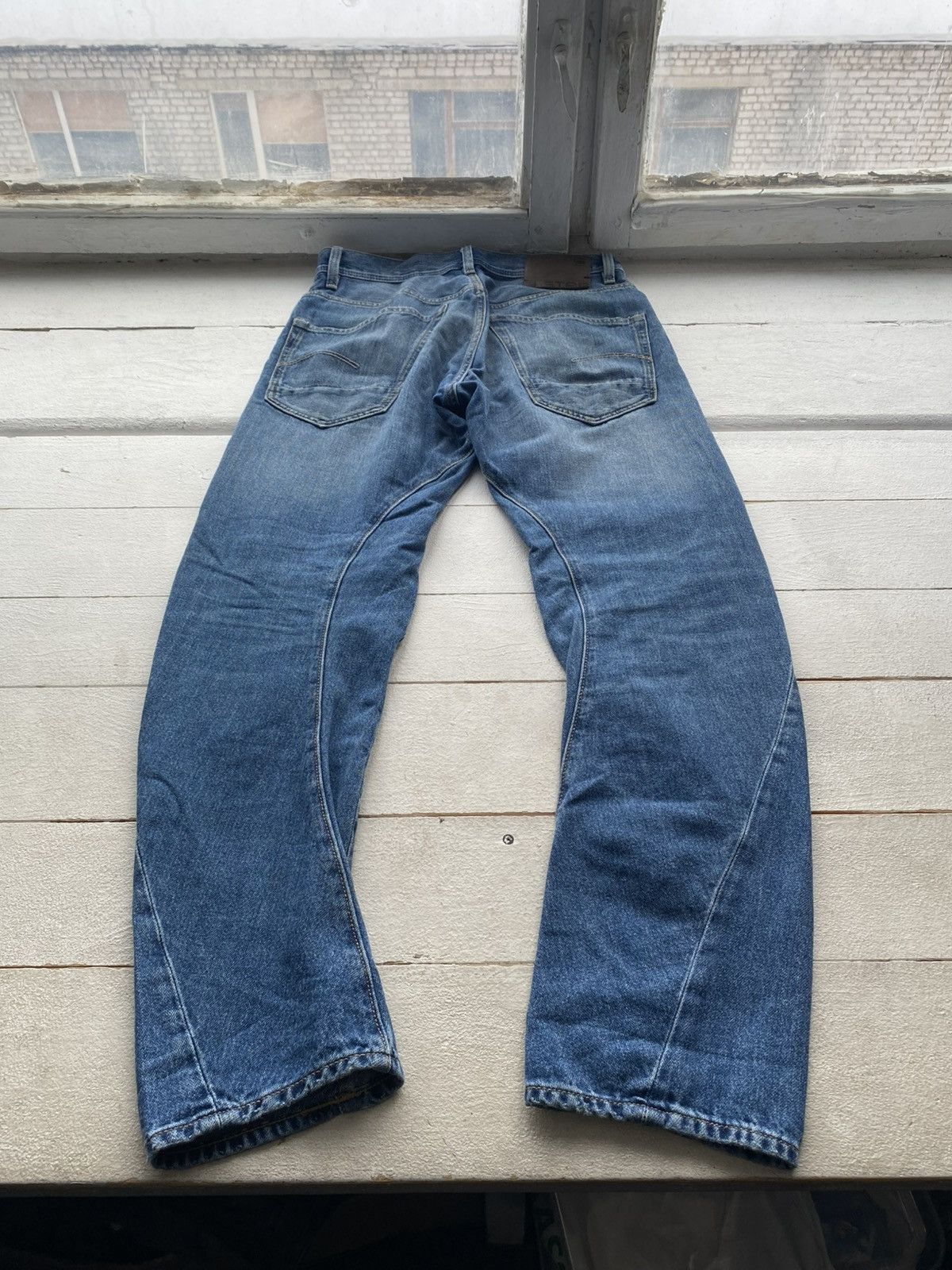 G-Star 00s Y2K G-Star RAW Arc 3D Men’s Jeans Vintage Wash Denim Size US 30 / EU 46 - 15 Thumbnail