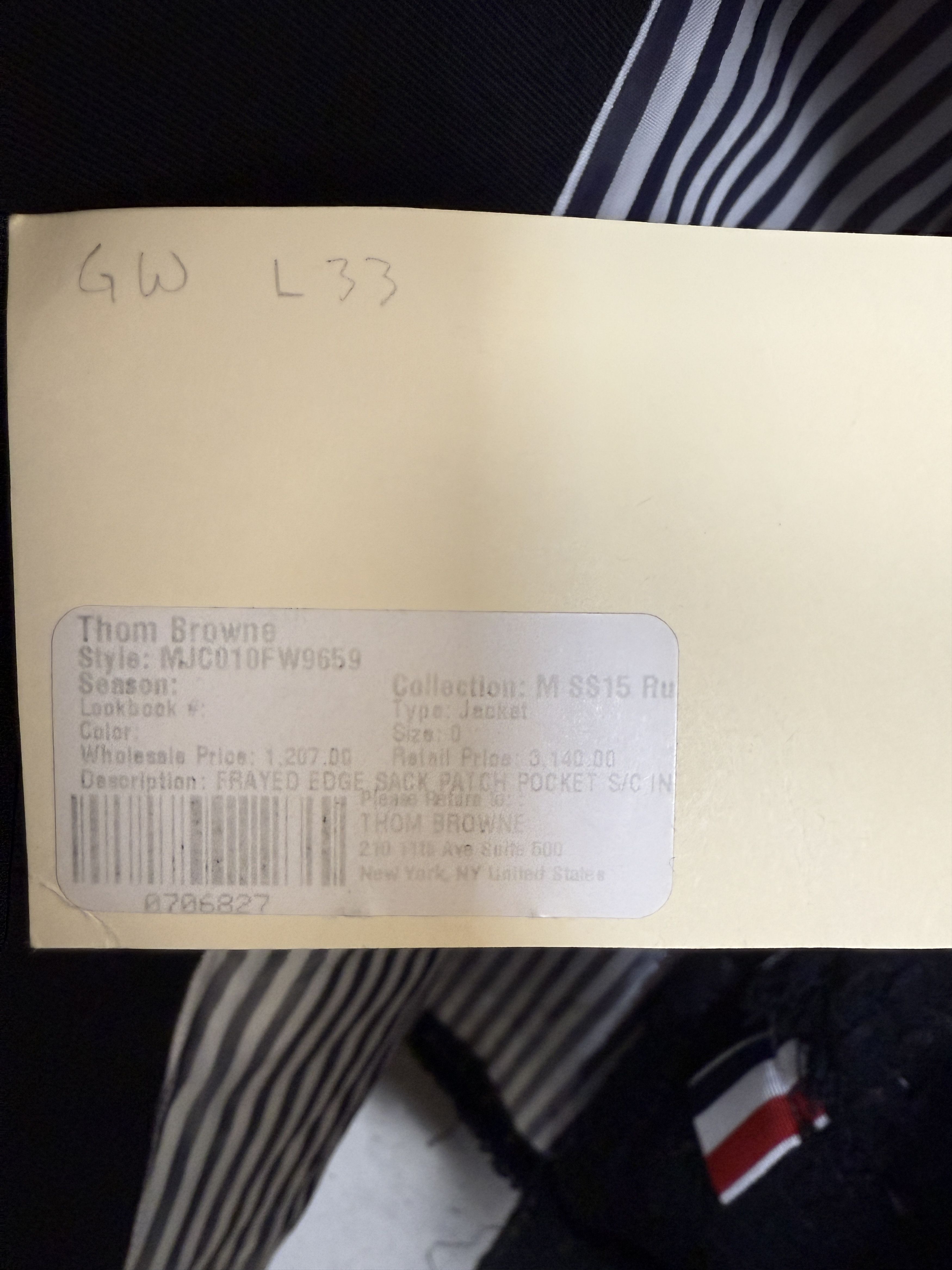 Thom Browne Thom Browne Frayed Edge Sample Suit Jacket and Pants Size 46R - 7 Thumbnail