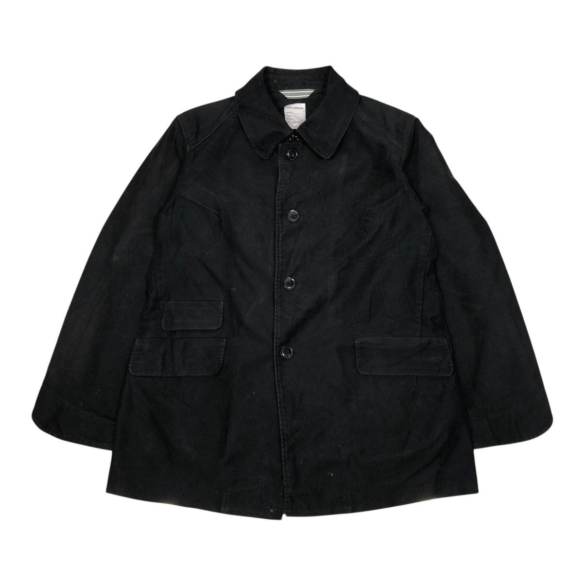Japanese Brand 🔥RICH BLACK VINTAGE CHORE JACKET ADDITION ISSEY MIYAKE Size US M / EU 48-50 / 2 - 1 Thumbnail