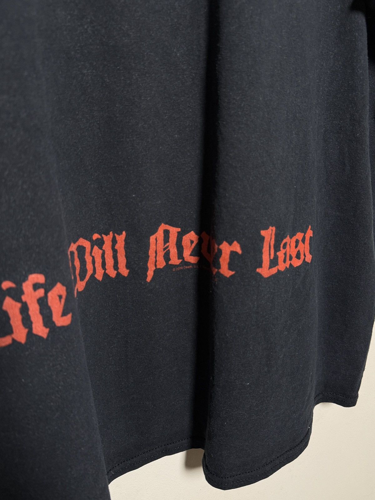 Band Tees Death “Life Will Never Last” t shirt (2009) Size US XL / EU 56 / 4 - 6 Thumbnail