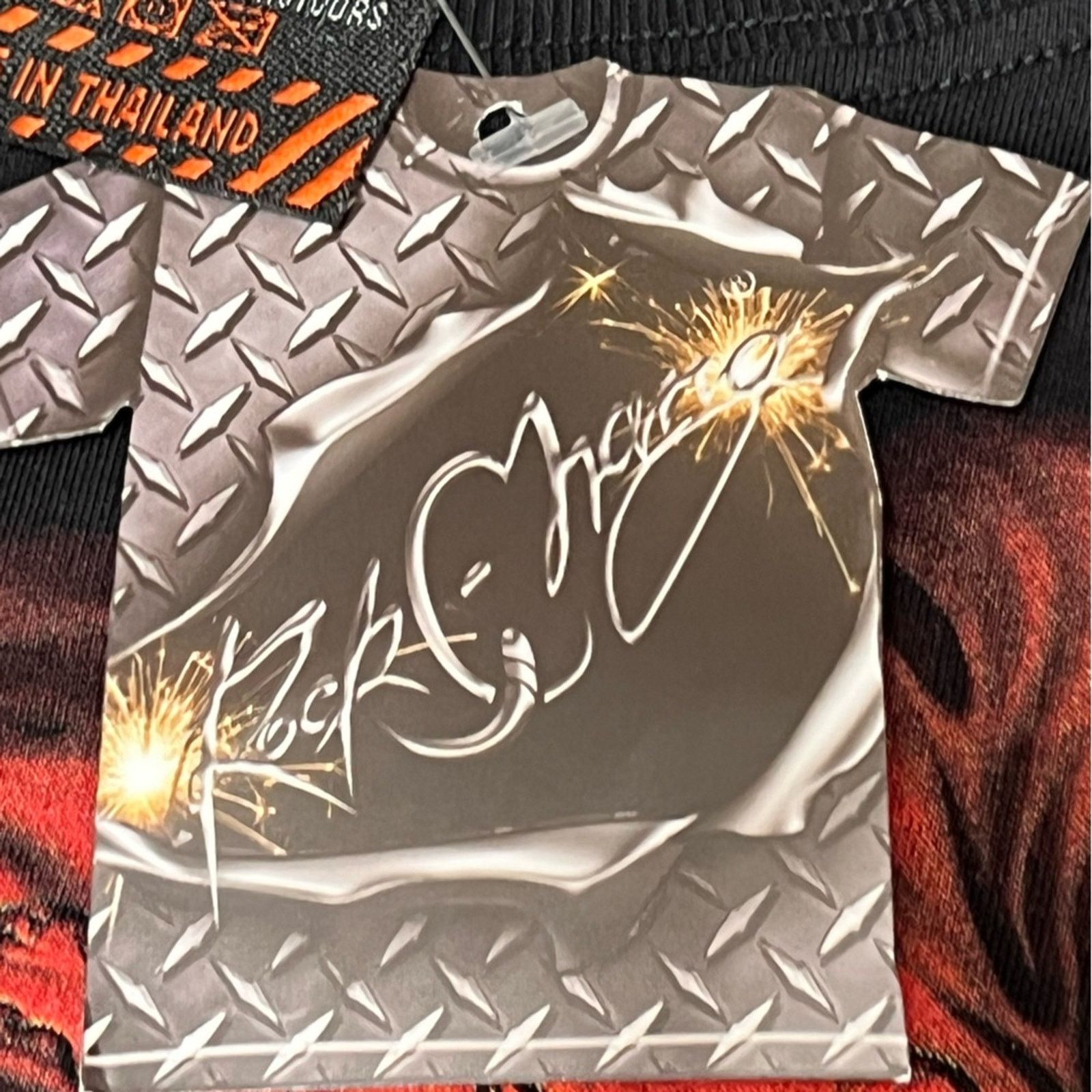 Other VTG Y2K AOP All Over Print Rock Chang Joker Skull Glows Dark Size US XL / EU 56 / 4 - 3 Thumbnail