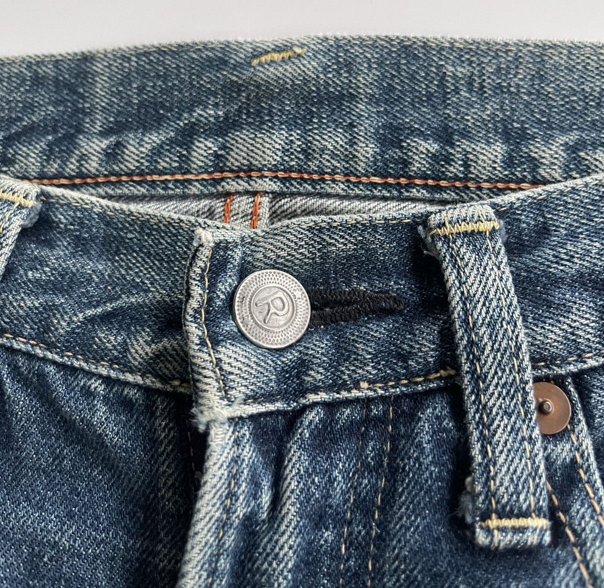 45rpm 45rpm Rusty Blue Distressed jeans Size US 28 / EU 44 - 7 Thumbnail