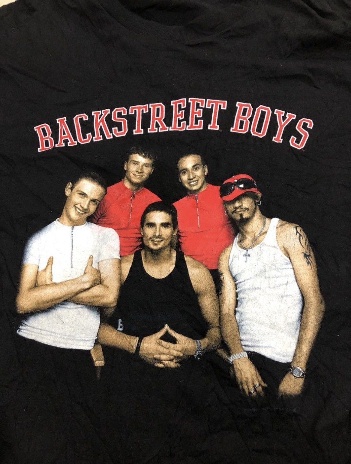 Vintage Vtg 90s 1998 Backstreet Boys Band Tshirt Size US XL / EU 56 / 4 - 3 Thumbnail