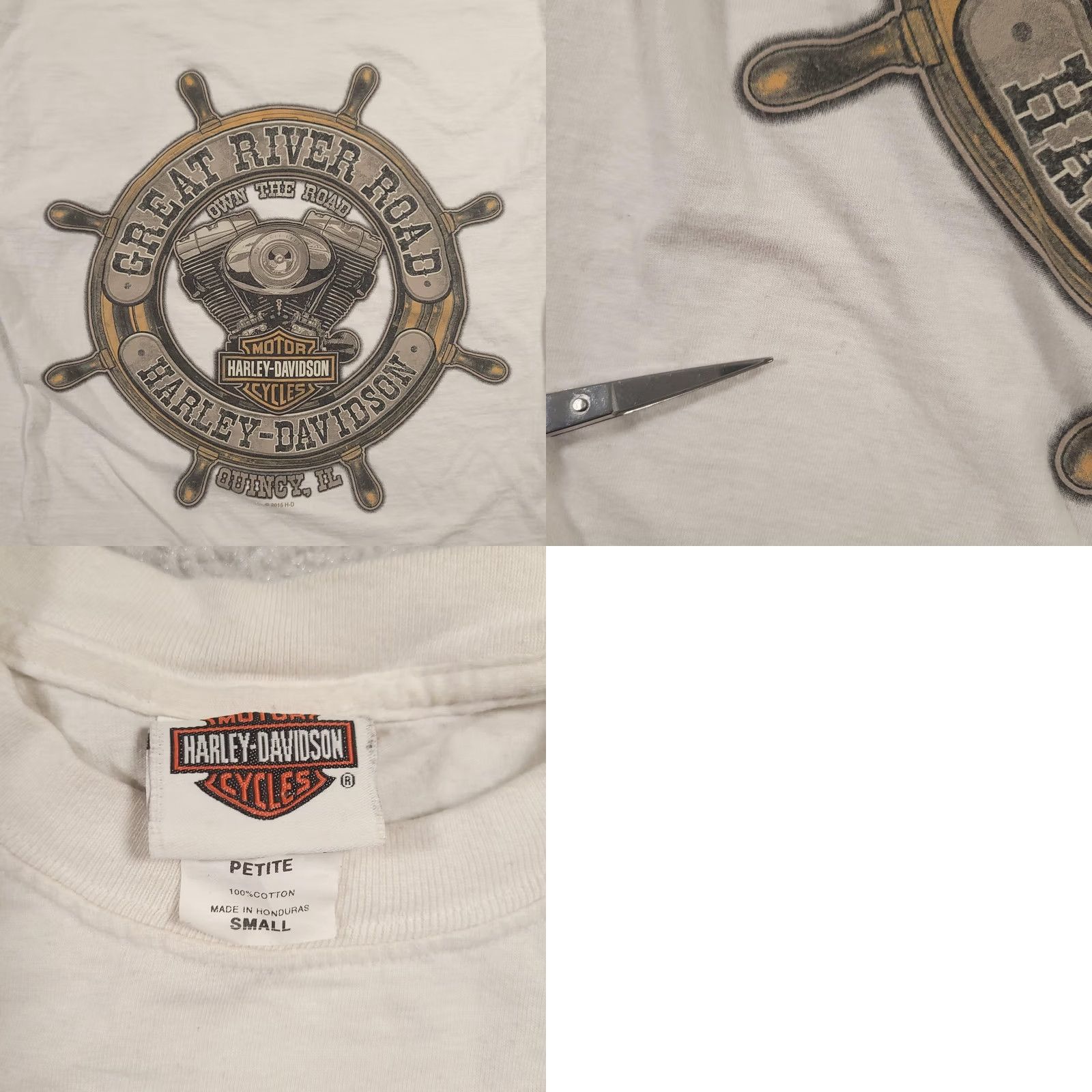 Harley Davidson Harley-Davidson Shirt Mens Small White Screamin Eagle Performance Quincy IL Size US S / EU 44-46 / 1 - 9 Thumbnail