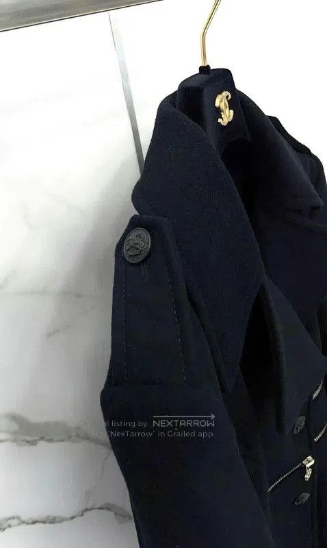 Balmain Balmain Women's Wool Black Coat . Size S / US 4 / IT 40 - 6 Thumbnail