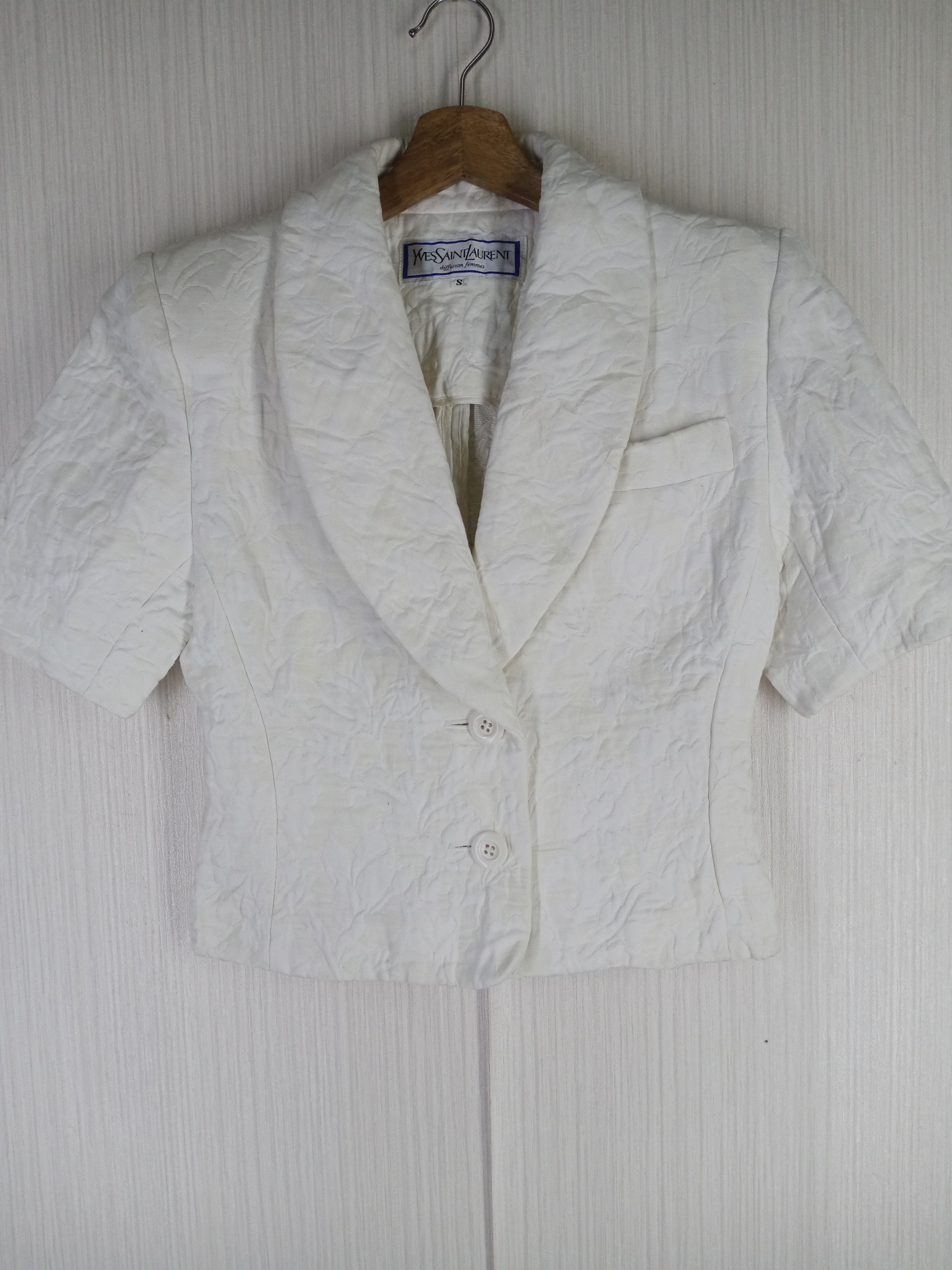Yves Saint Laurent Vintage Yves Saint Laurent Diffusion Femmes Blazer Size S / US 4 / IT 40 - 1 Thumbnail