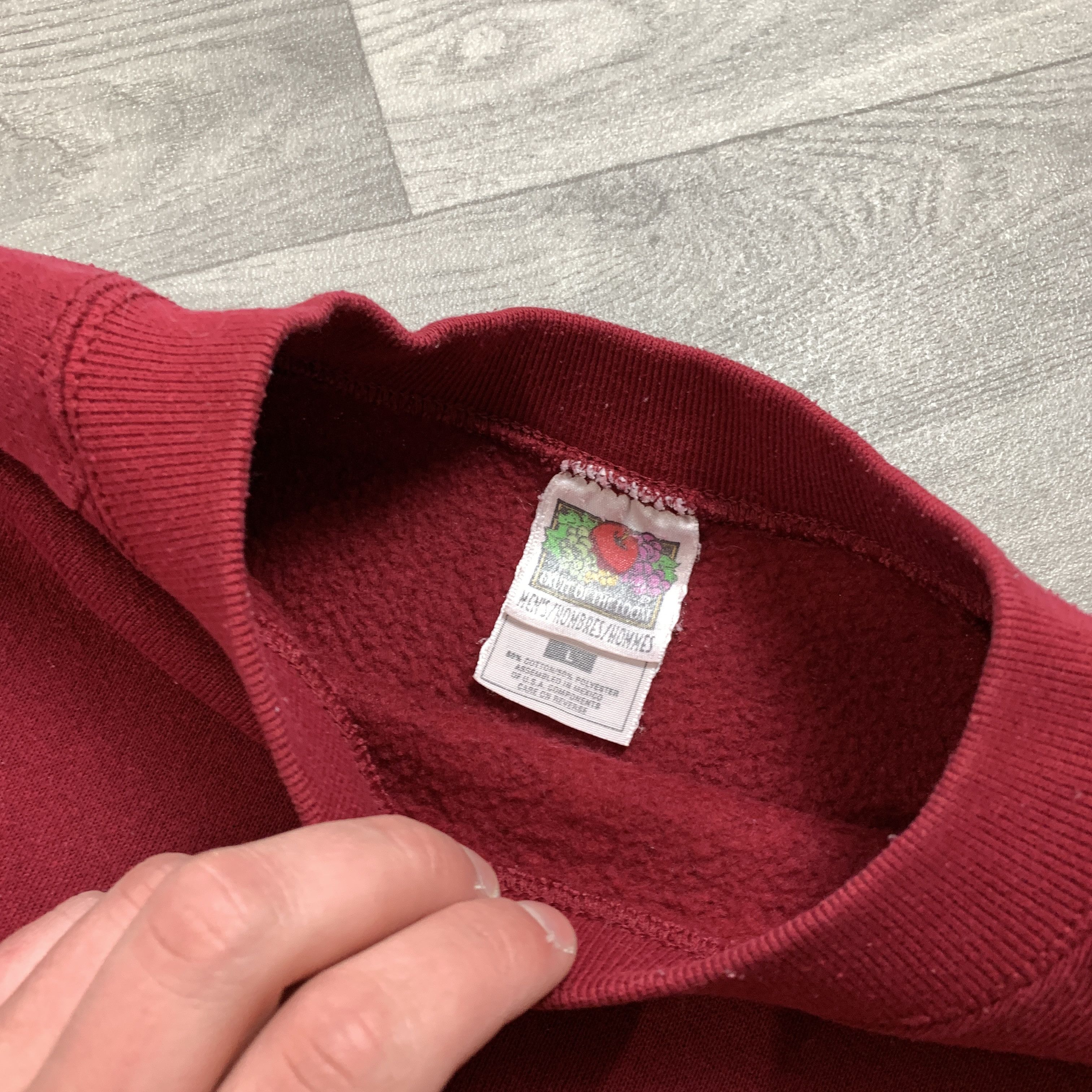 Fruit Of The Loom Vintage FOTL 80s Fruit Of The Loom Baggy Crewneck Sweatshirt Size US M / EU 48-50 / 2 - 5 Thumbnail