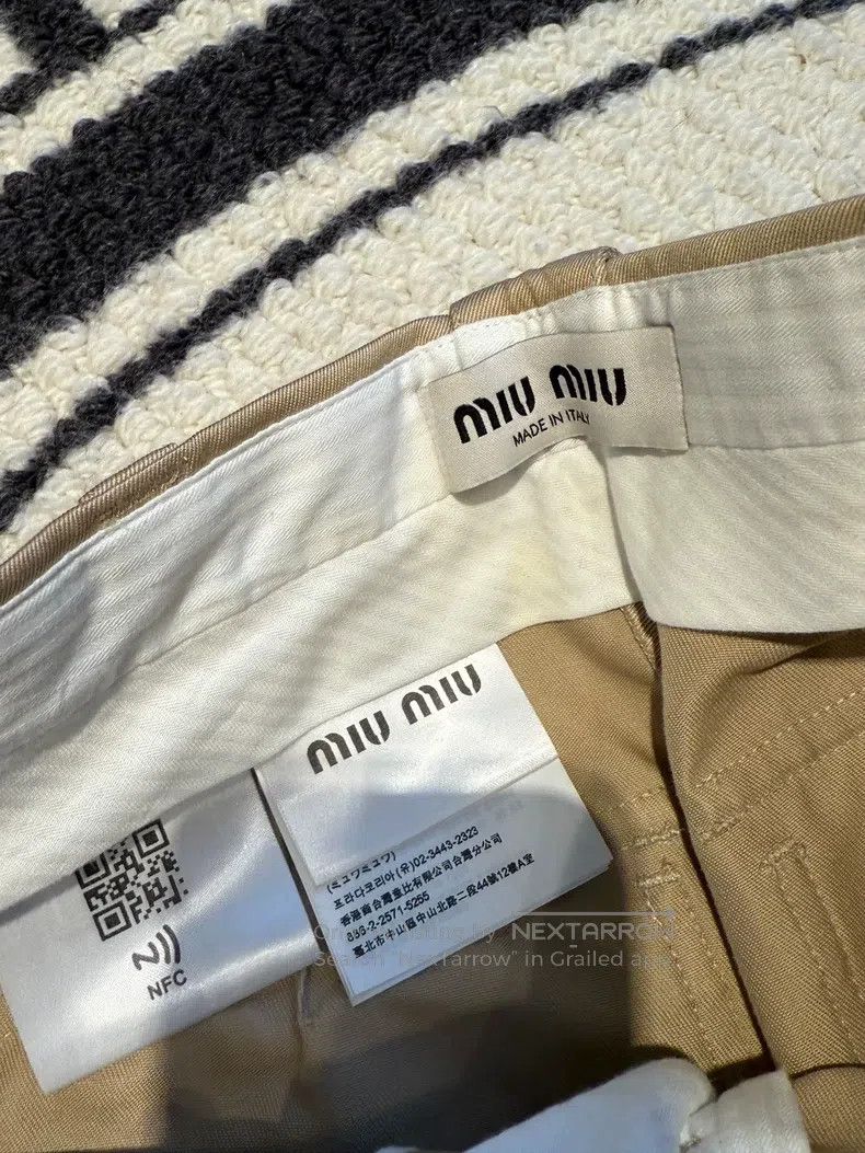 Miu Miu Miu Miu 38 Khaki overalls Size 37" - 5 Thumbnail