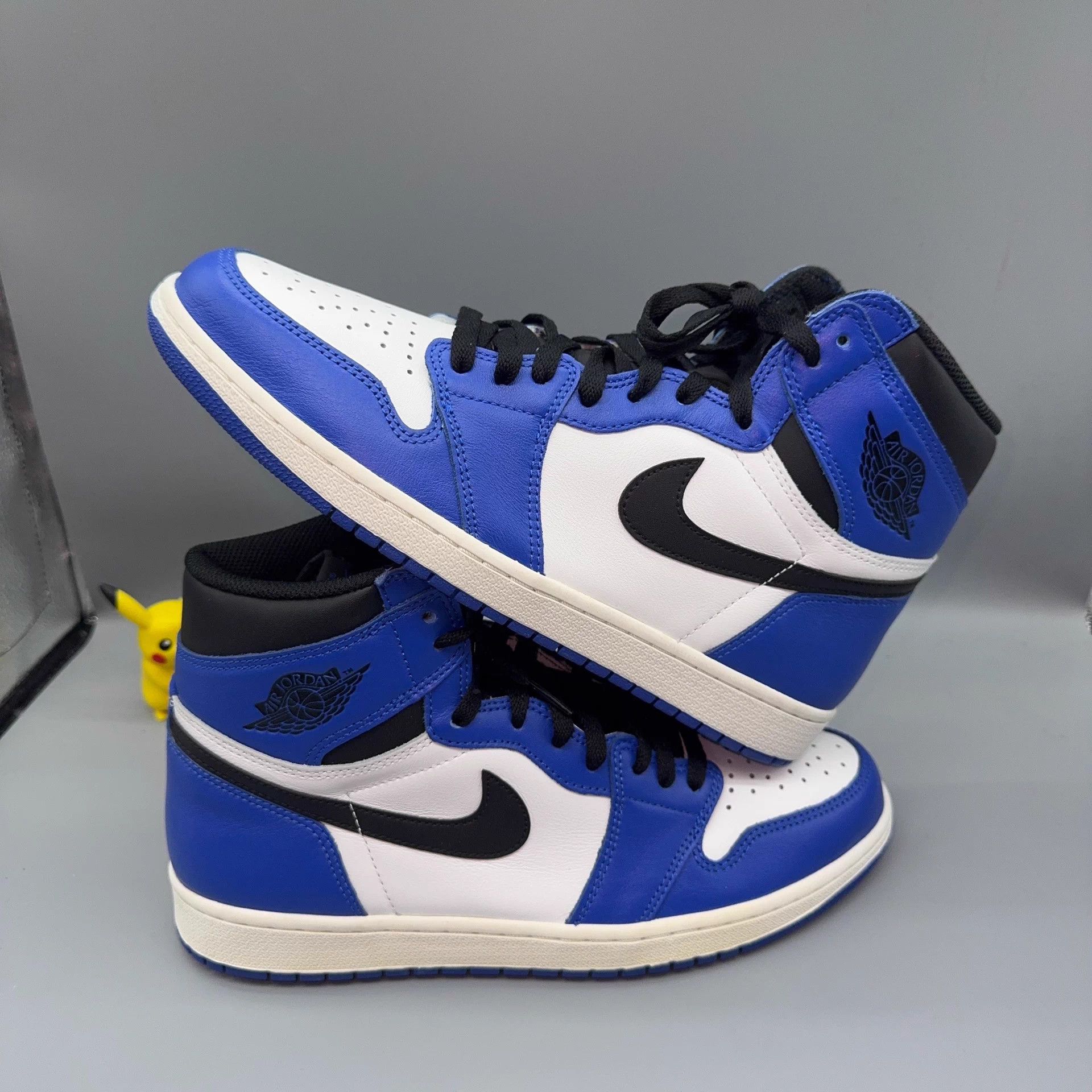 Nike Jordan AJ1 White/Blue Lightning 45 Size US 12 / EU 45 - 5 Thumbnail