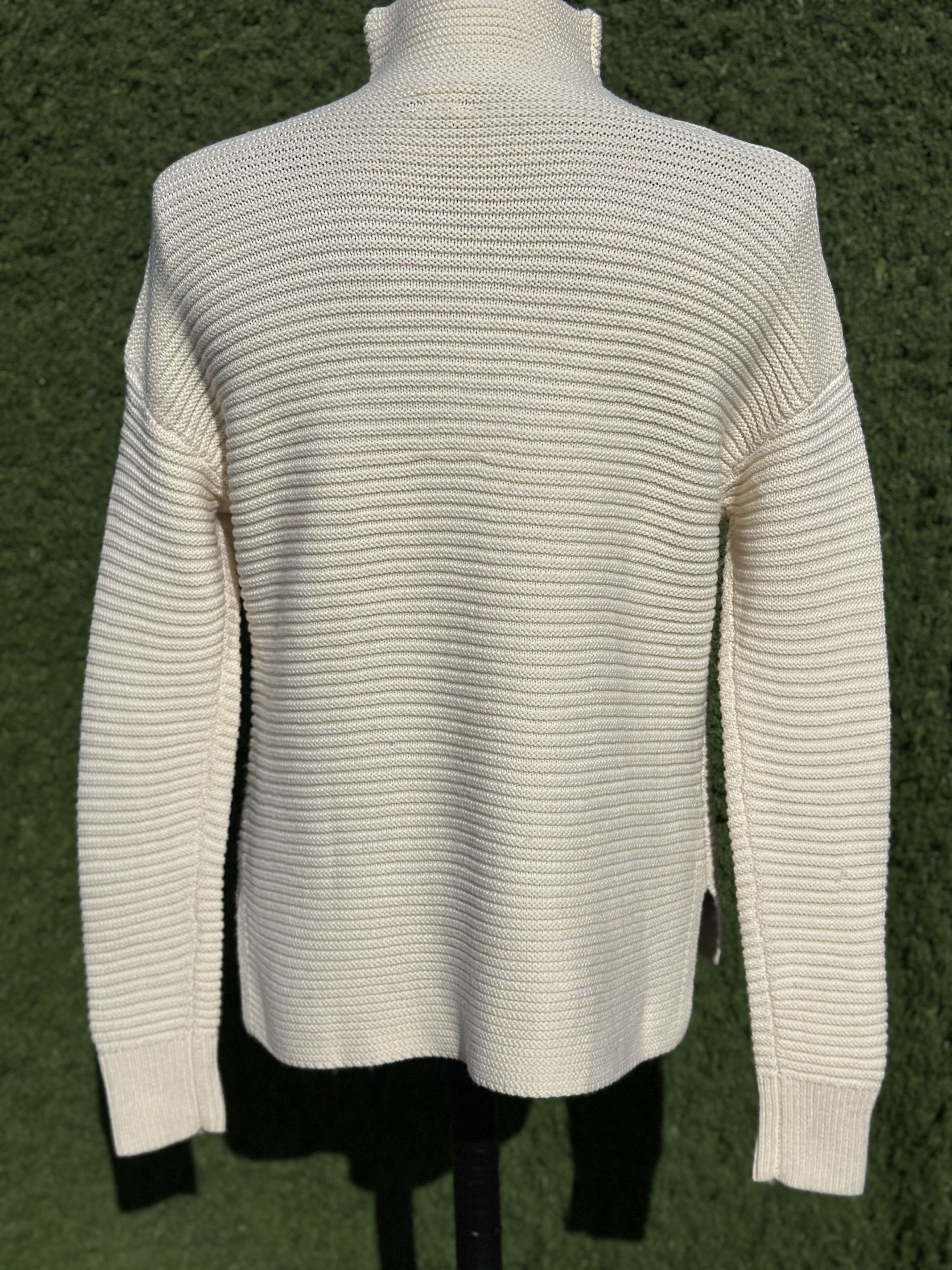 Toteme Toteme Chunky Rib Knit Wool Drop Shoulder Sweater Size XS Size XS / US 0-2 / IT 36-38 - 5 Thumbnail