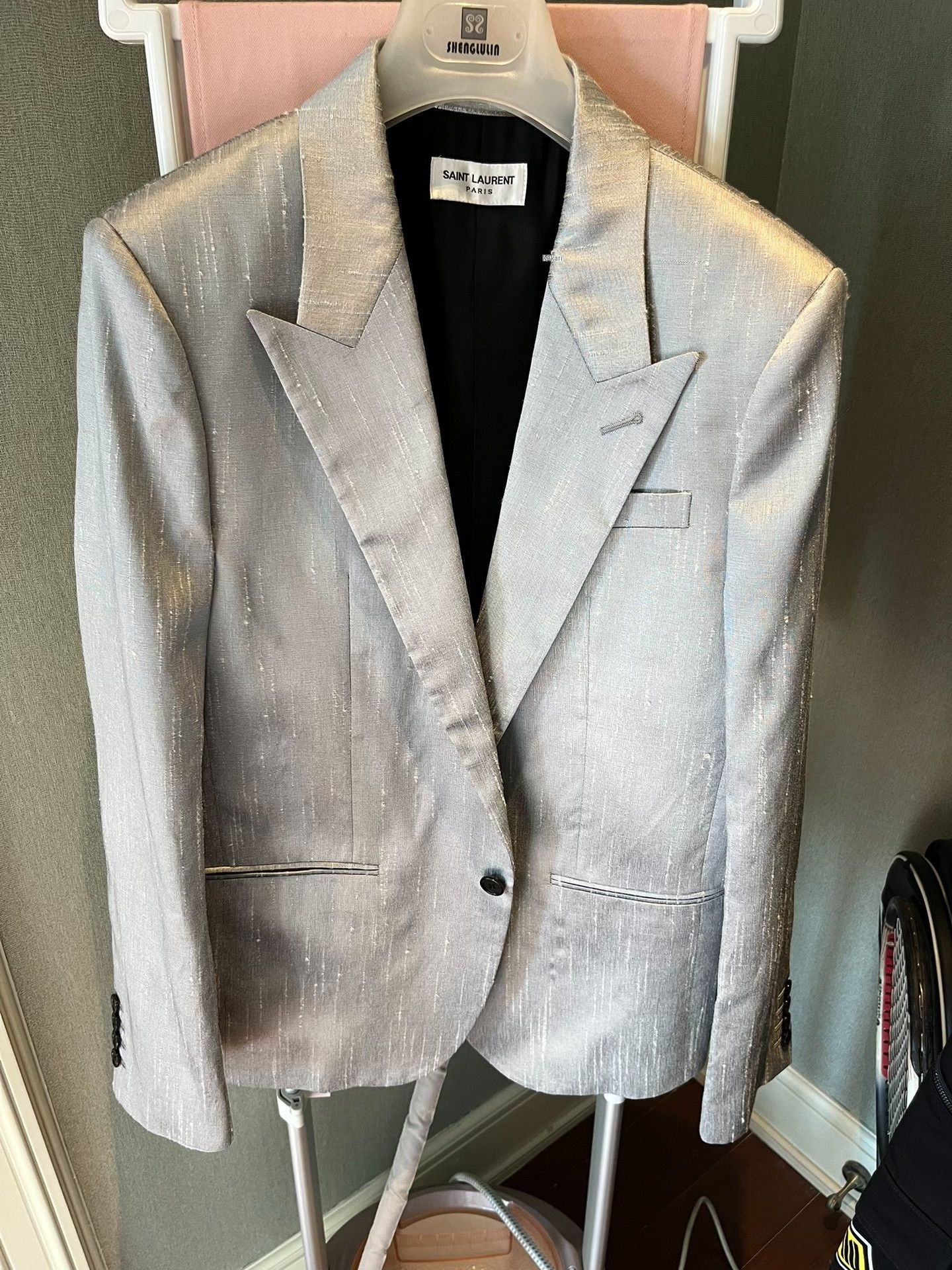 Saint Laurent Paris Saint Laurent Classic Gray Suit Size US M / EU 48-50 / 2 - 2 Thumbnail