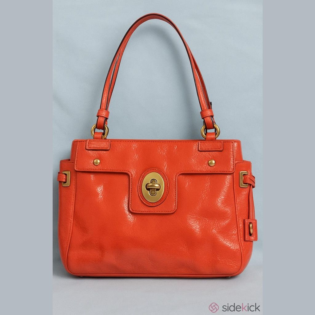 Coach Coach Peyton Patent Leather Turnkey Carryall Coral handbag Size ONE SIZE - 1 Thumbnail