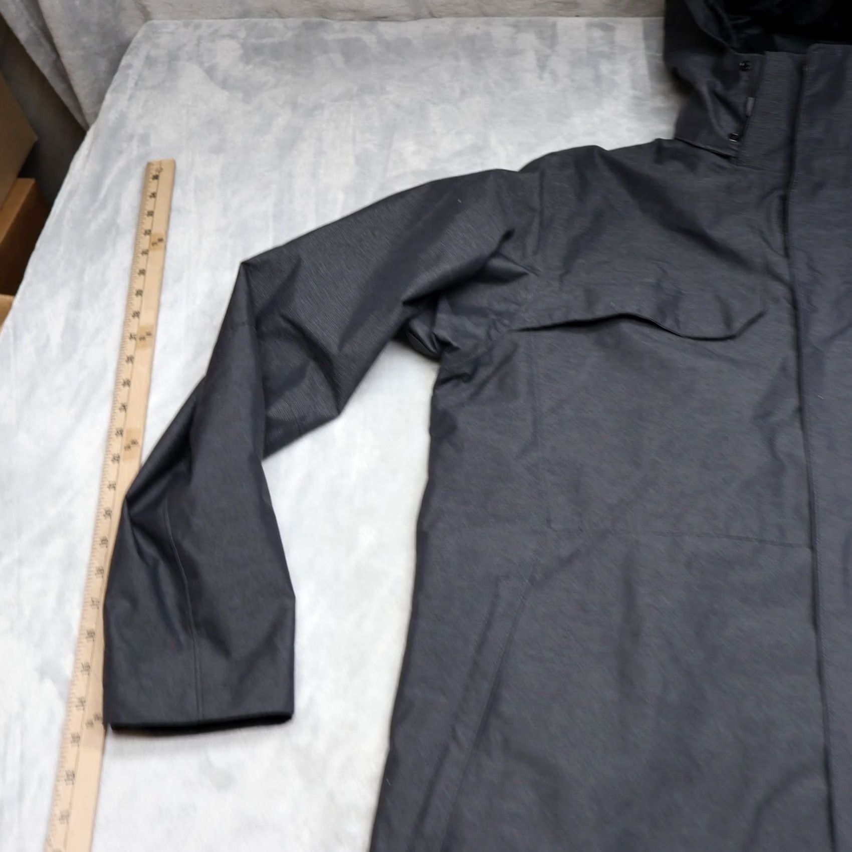 Rains Columbia Rain Jacket Mens Large Black Omni-Heat Waterproof 3in1 Shell Omnitech Shell Ombro-Heat? Size US L / EU 52-54 / 3 - 2 Thumbnail