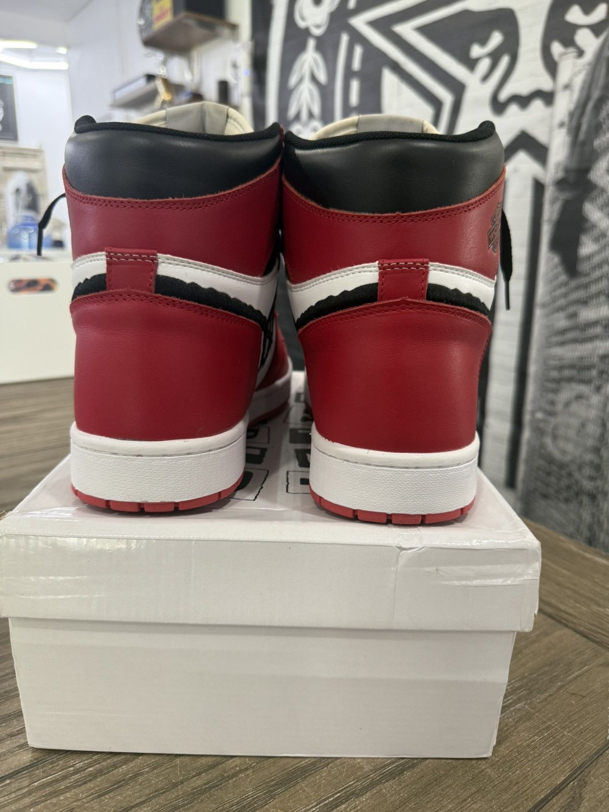 Designer ⚡️ EMPTY WORLDWIDE Custom RARE! Jordan 1 Anarchy Size 13 ⚡️ Size US 13 / EU 46 - 4 Thumbnail