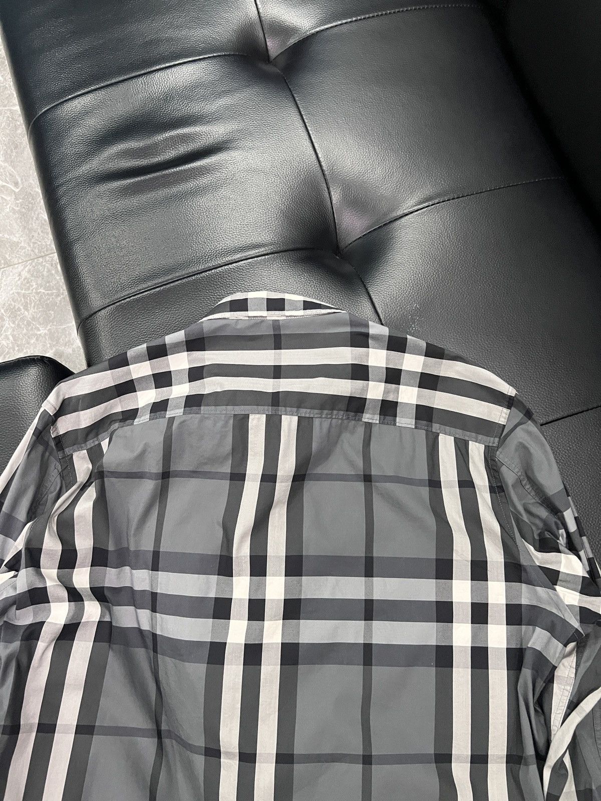 Burberry Burberry Check Pattern Shirt Size US XL / EU 56 / 4 - 5 Thumbnail