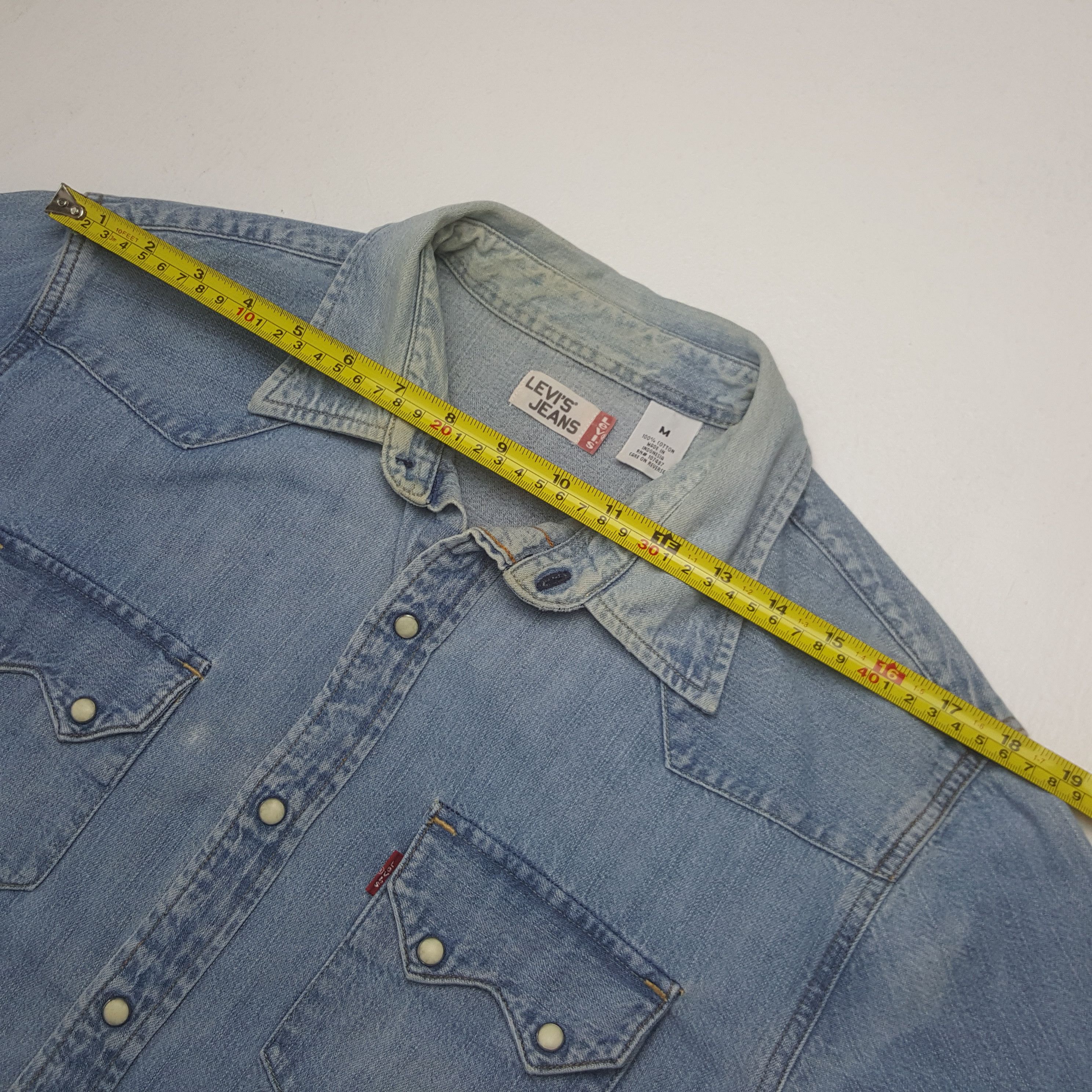Levi's Vintage Levi's Jeans American Denim Shirt Button Up C319N25 Size US L / EU 52-54 / 3 - 5 Thumbnail