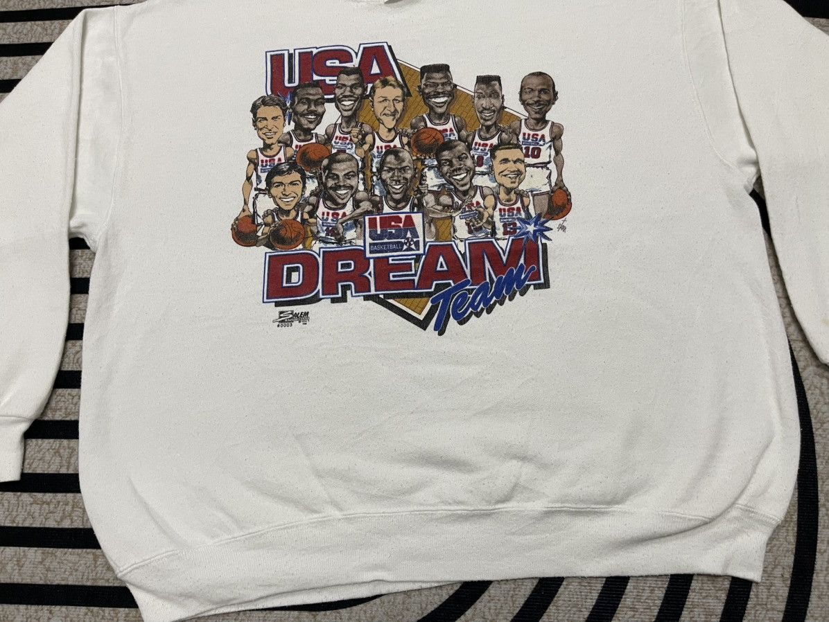NBA 1992 USA DREAM TEAM SWEATSHIRT RARE DESIGN Size US XL / EU 56 / 4 - 5 Thumbnail