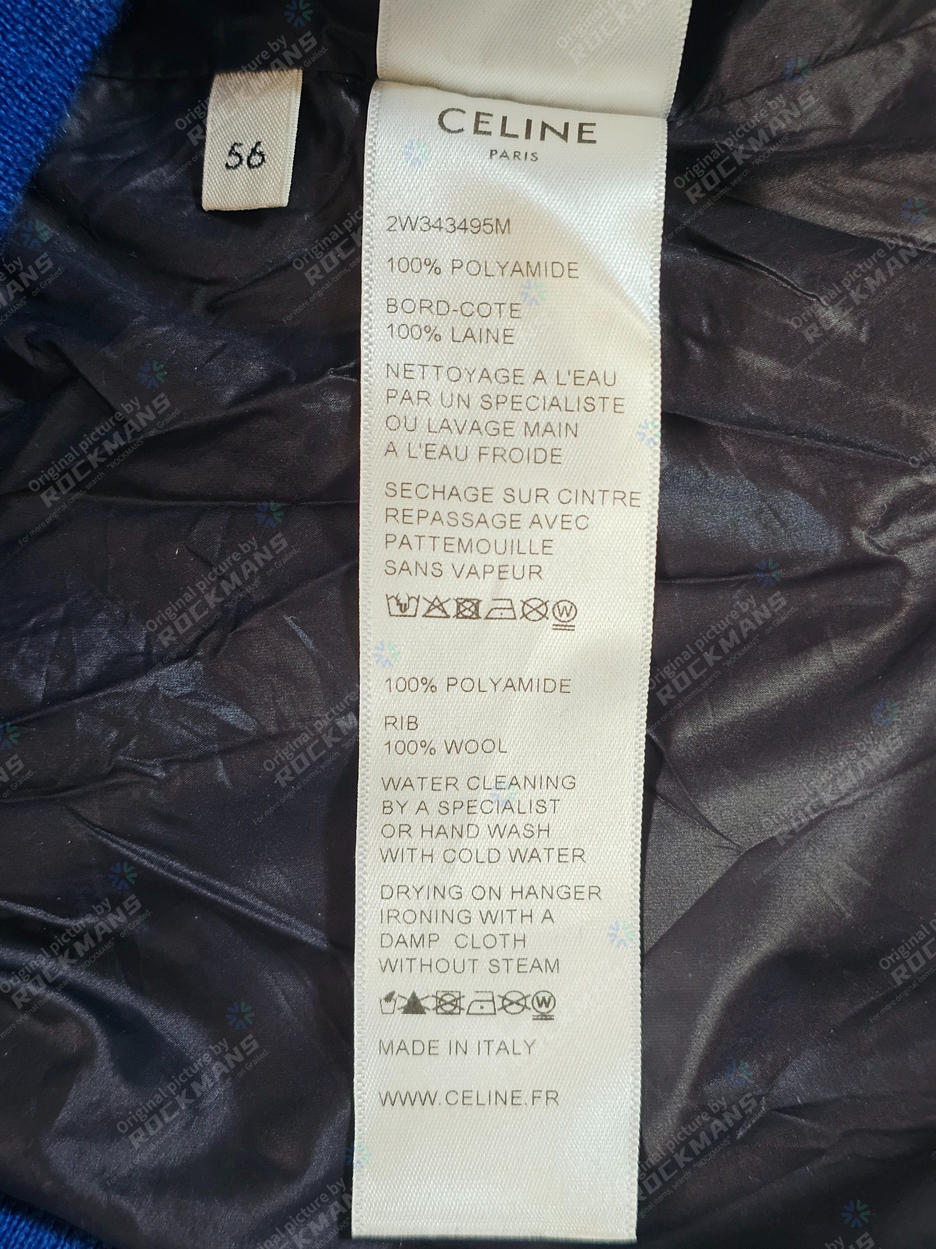 Celine Celine Triomphe Colorblock Pattern WindbreakerJacket Size 56 Size US XL / EU 56 / 4 - 8 Thumbnail