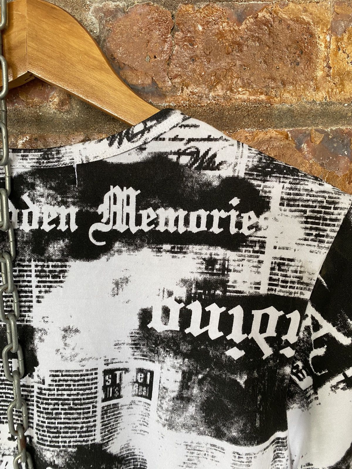 In The Attic Iconic Punk and Gothic Newspaper print tee Size US S / EU 44-46 / 1 - 14 Thumbnail