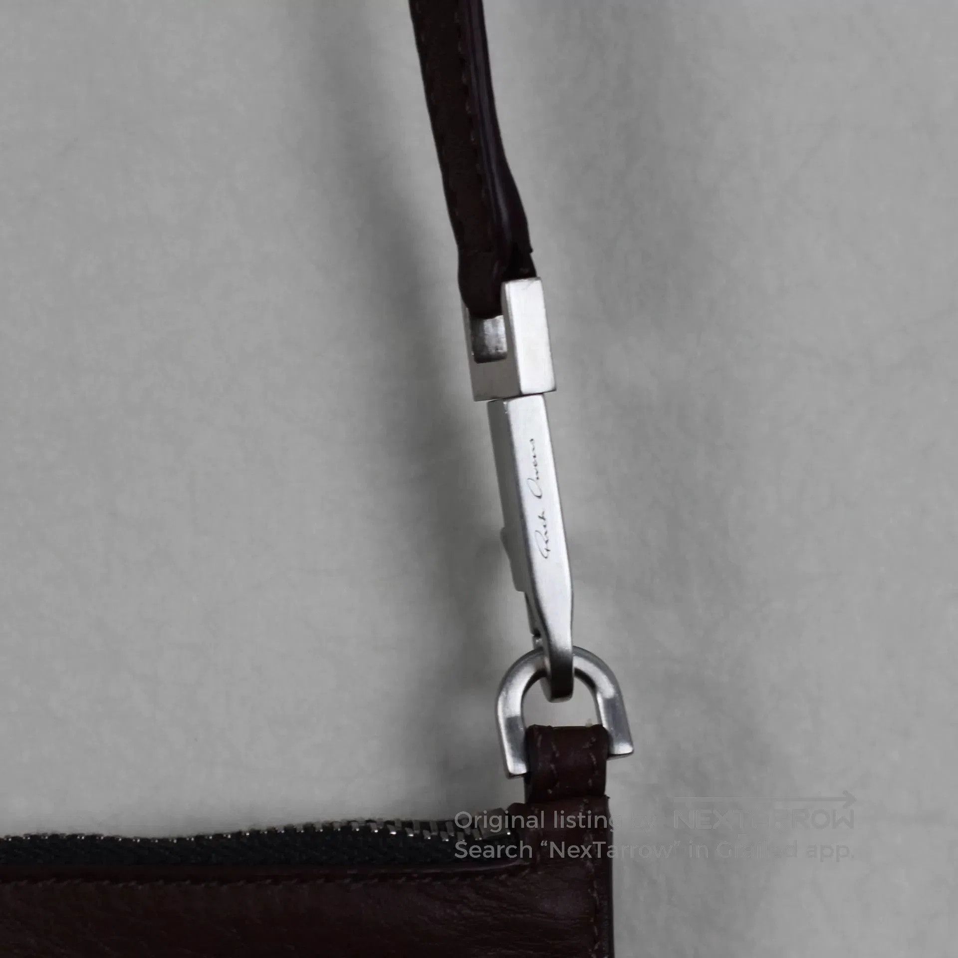 Rick Owens Rick Owens Brown Leather Mini Bag. Size ONE SIZE - 3 Thumbnail