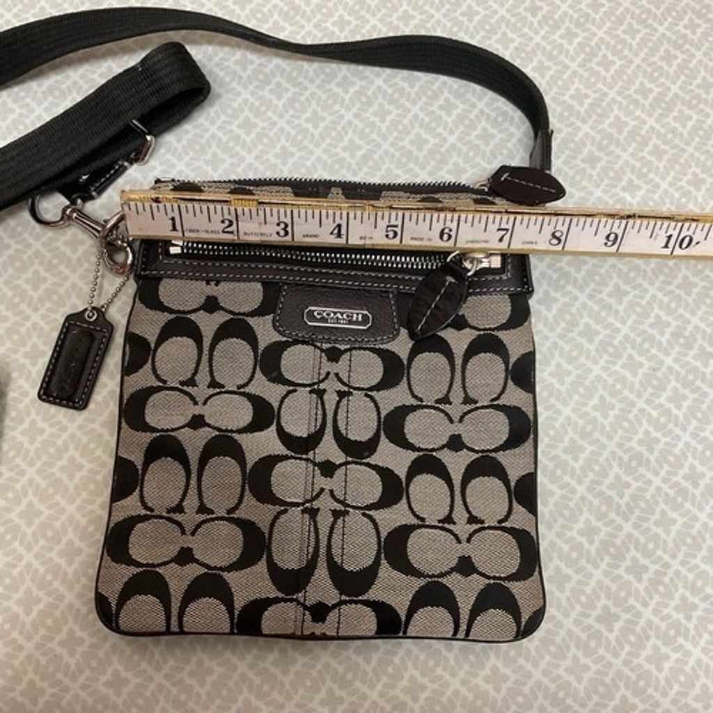 Coach Coach Cavan Signature Leather Trim Crossbody Bag 8.5" X 7" Size ONE SIZE - 5 Thumbnail