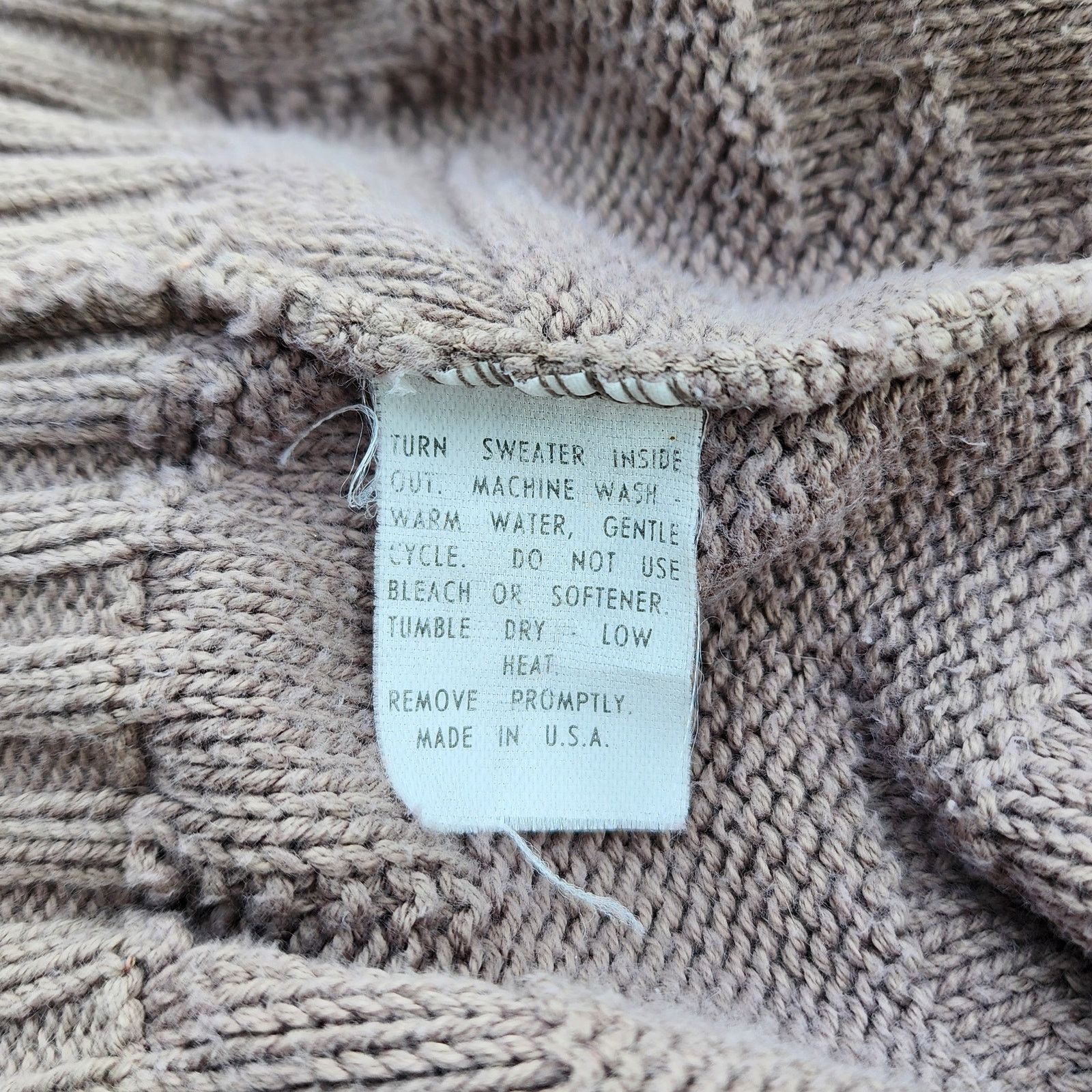 Orvis Orvis Aztec Crew Neck Cable Knit Sweater XXL Size US XXL / EU 58 / 5 - 4 Thumbnail