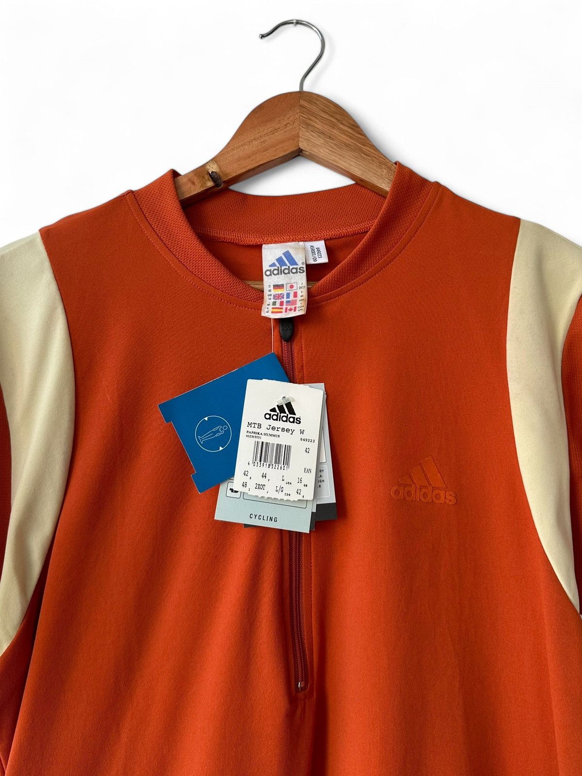 Adidas × Vintage Adidas MTB Cycling Shirt Jersey Women's Size L Size L / US 10 / IT 46 - 3 Thumbnail