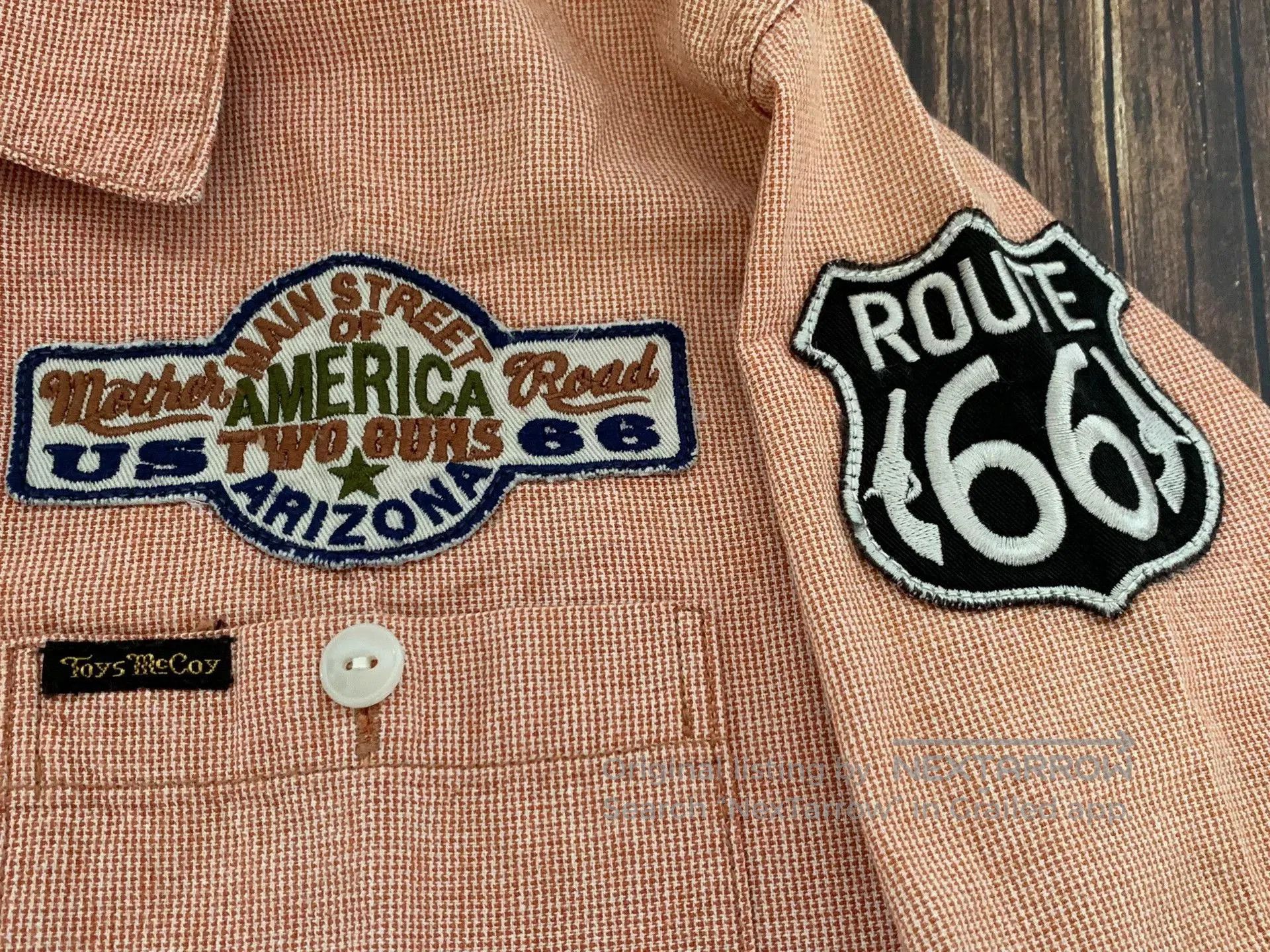 TOYS McCOY Toys McCoy Two Guns Route 66 Shirt. Size US M / EU 48-50 / 2 - 3 Thumbnail