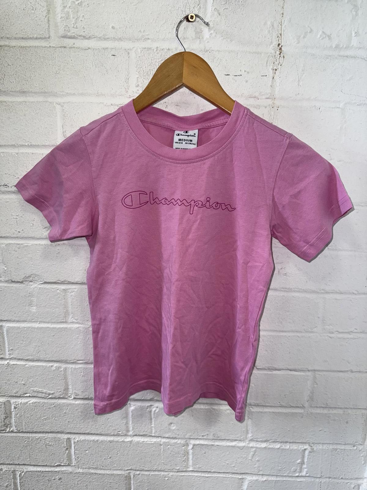 Champion Champion Pink T-Shirt - Medium Size M / US 6-8 / IT 42-44 - 1 Thumbnail