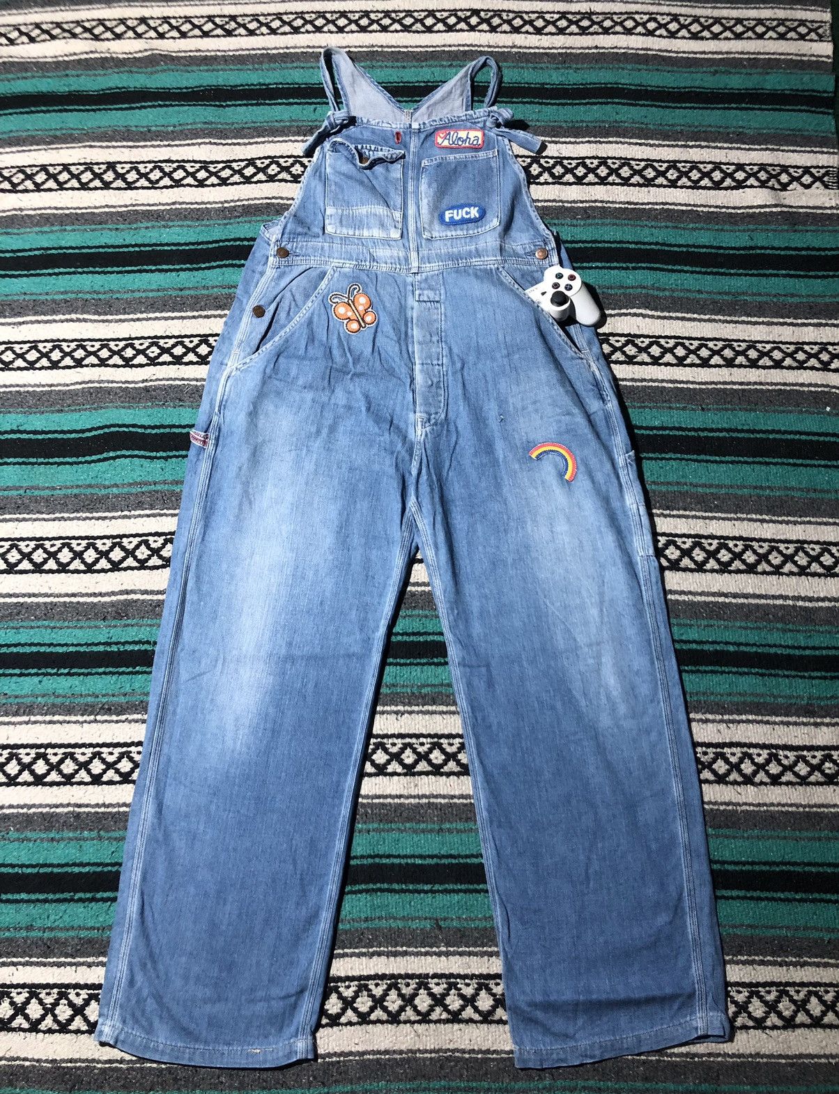 Hysteric Glamour Rare !! Hysteric Glamour Overalls Denim Size 28" / US 6 / IT 42 - 1 Thumbnail