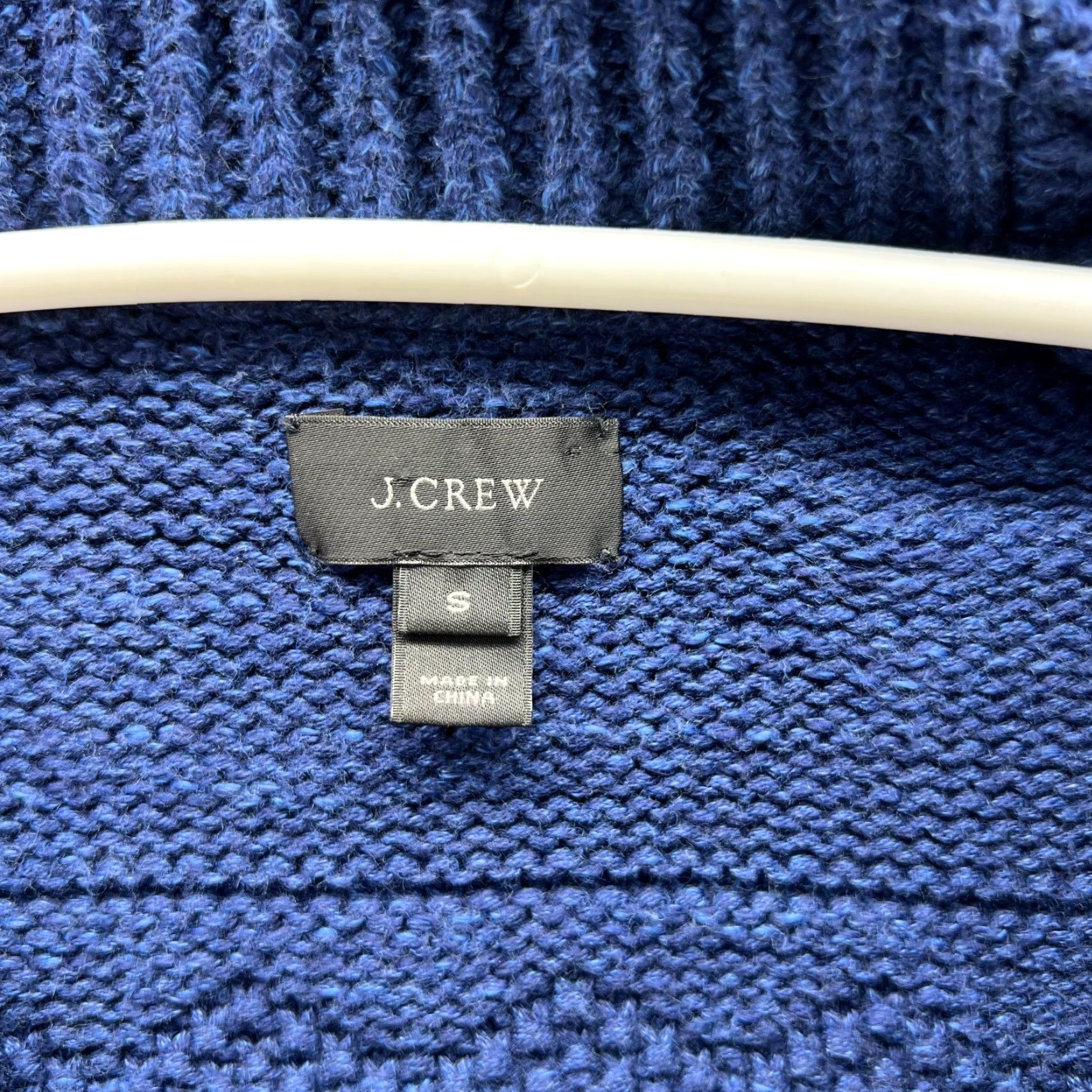 J.Crew J.CREW Cardigan Sweater Men Small Blue Pockets Cable Knit Aztec Shawl Button Vintage: No Size US S / EU 44-46 / 1 - 7 Thumbnail
