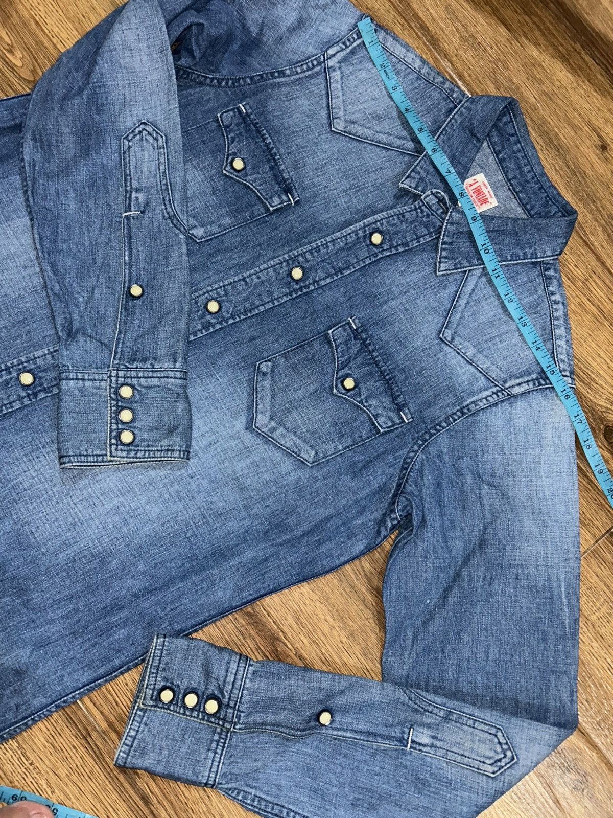 *A VONTADE Selvedge Denim Western Shirt Size US M / EU 48-50 / 2 - 15 Thumbnail