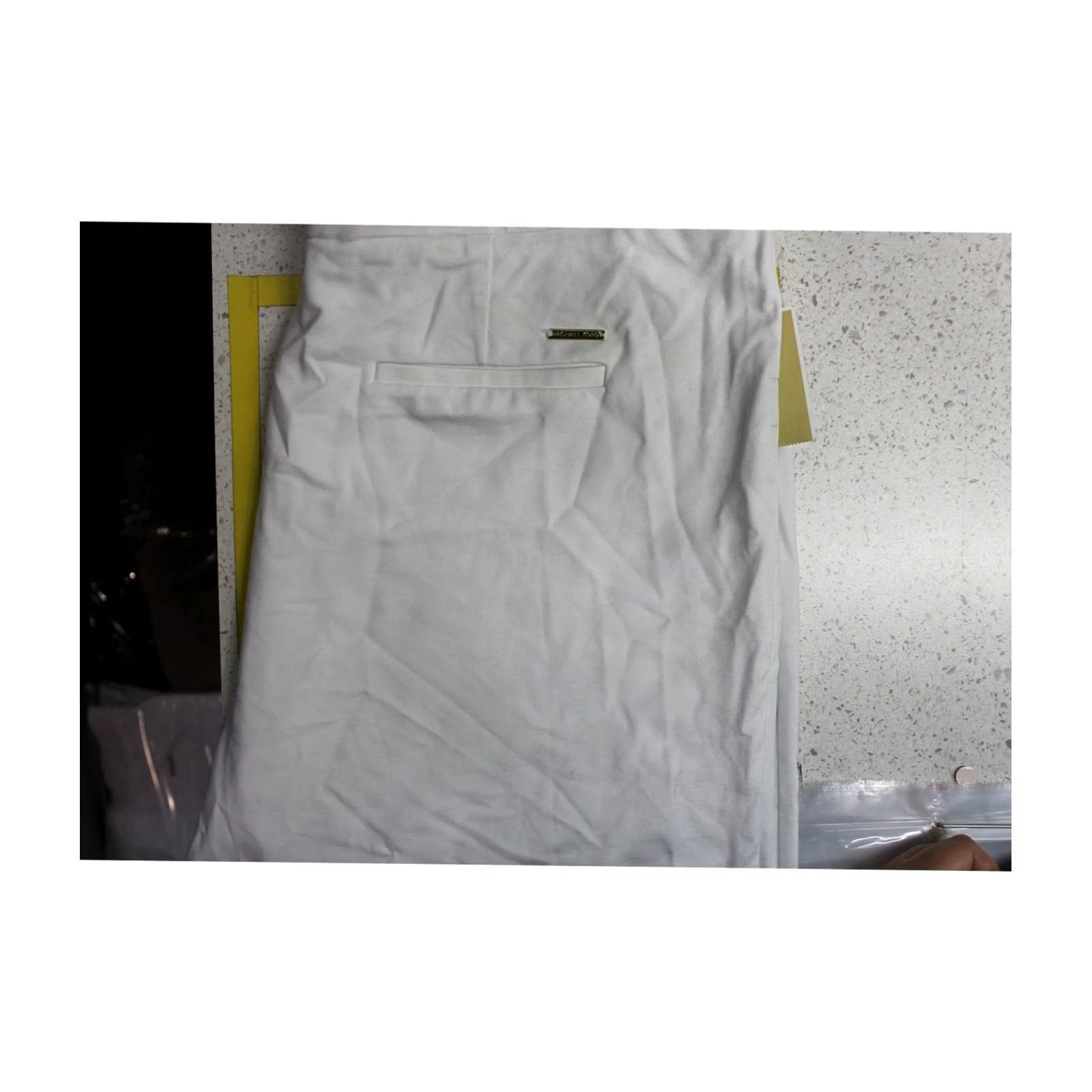 Michael Kors Michael Kors Faux Zipper Pockets Casual Pants 3X white Womens Size 40" / US 18 - 4 Thumbnail