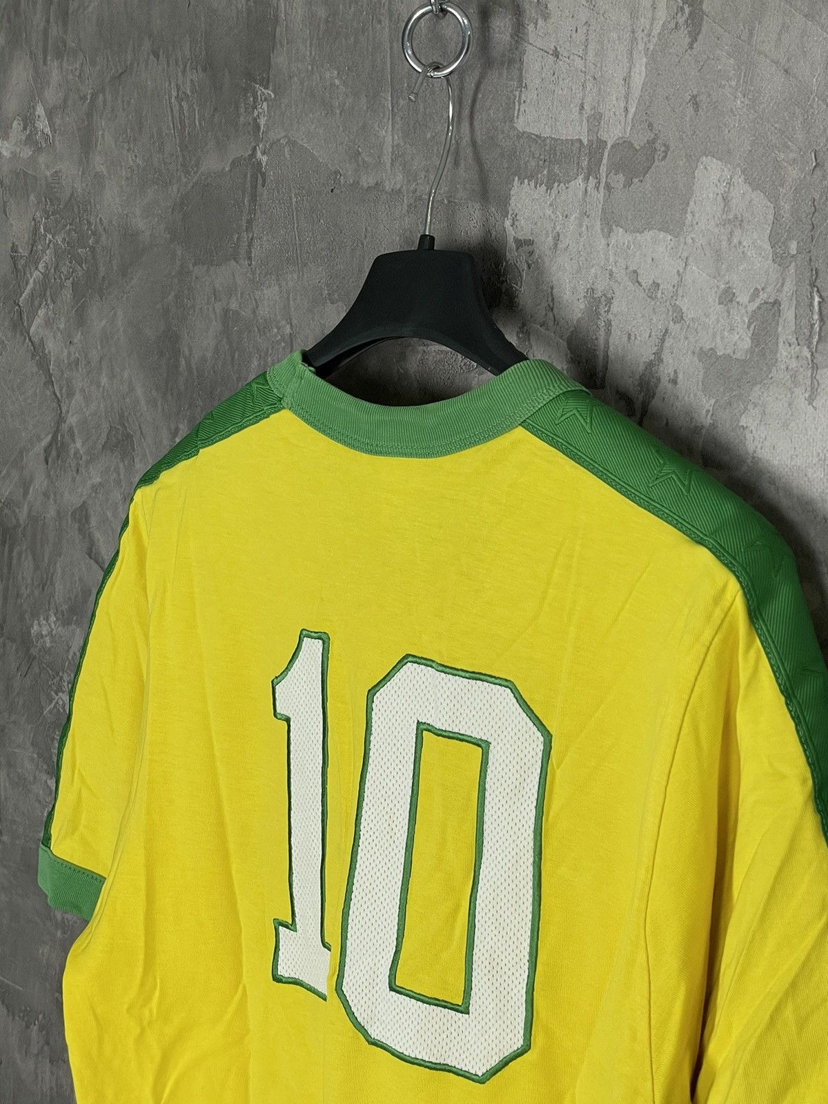 Nike × Vintage Blokecore ⚽️ Nike 2000s FC Brazil #10 Cotton t shirt rare tee Size US S / EU 44-46 / 1 - 8 Thumbnail