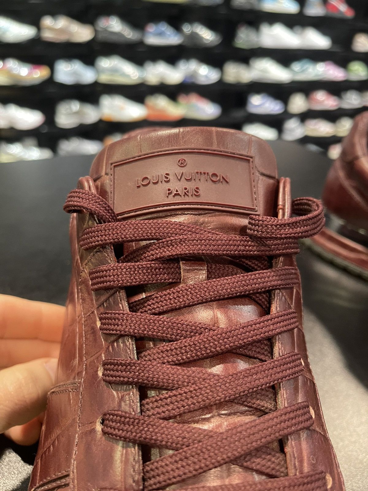 Louis Vuitton Size 11UK/12US - Louis Vuitton Croc Embossed Run Away Size US 12 / EU 45 - 9 Thumbnail