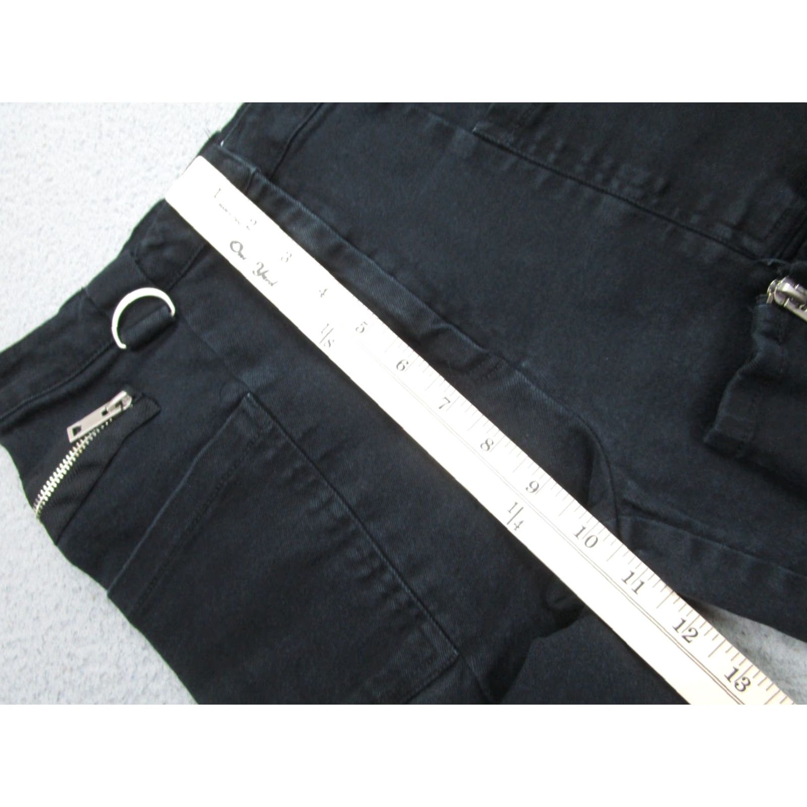I.AM.GIA VINTAGE I.AM.GIA Pants Womens Medium Cargo Pants with Zip Off Legs Black Streetwear Utility Pockets Size 32" / US 10 / IT 46 - 6 Thumbnail