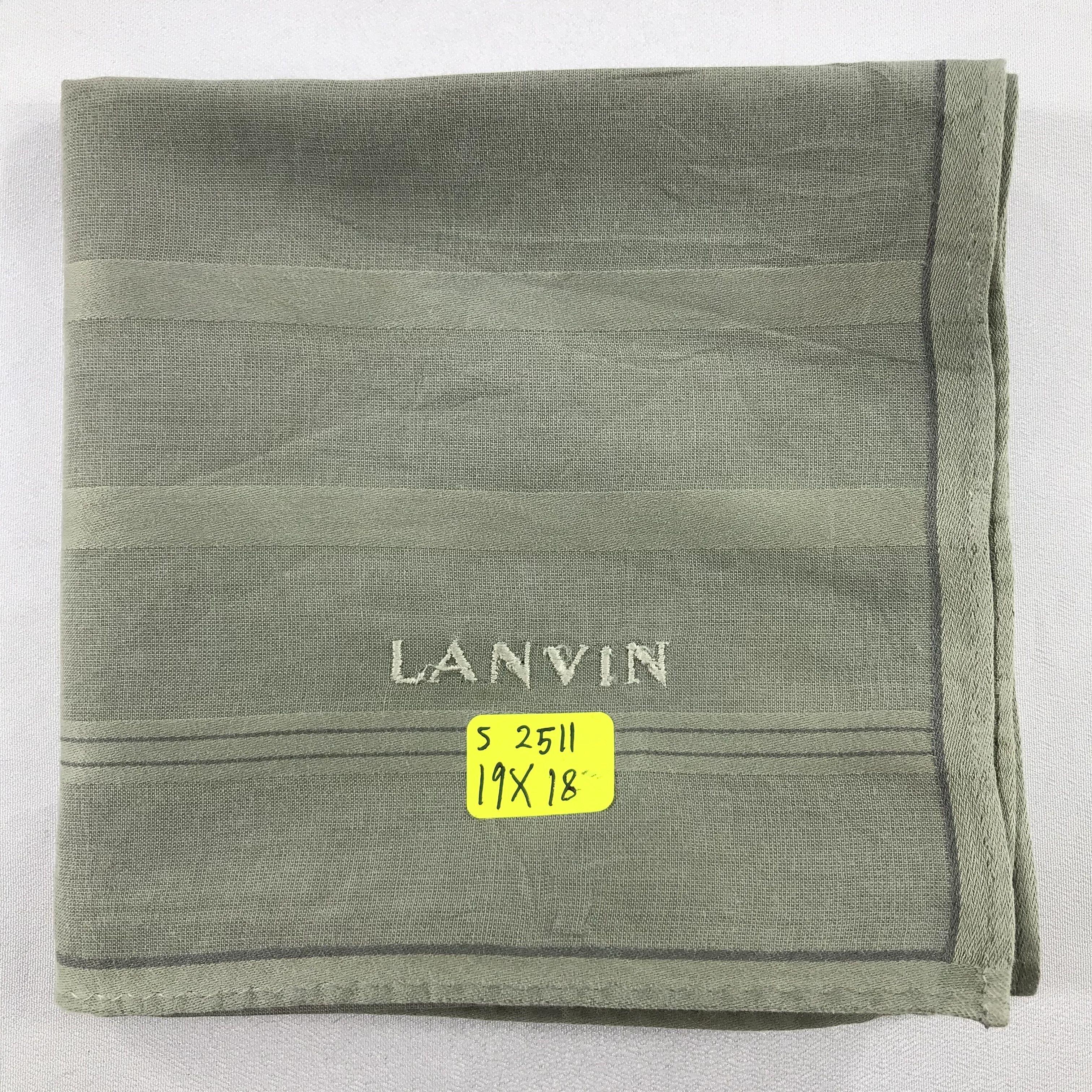 Lanvin × Vintage Lanvin Bandana / Handkerchief / Neckerchief - S2511 Size ONE SIZE - 5 Thumbnail