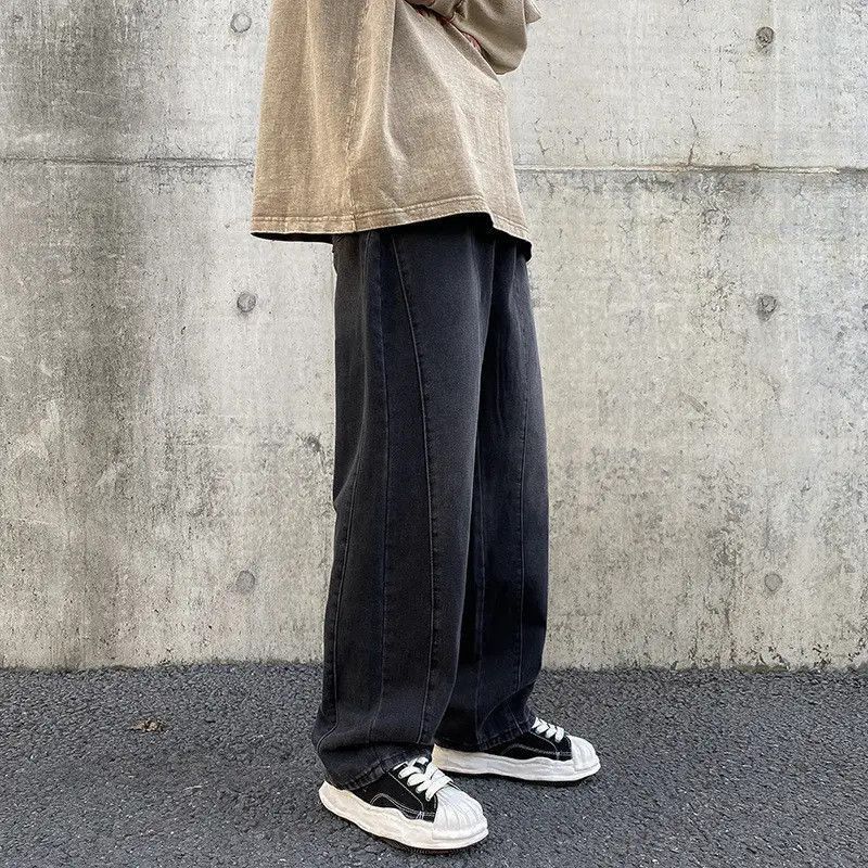 Japanese Brand Loose straight leg wide leg jeans Size US 32 / EU 48 - 2 Thumbnail