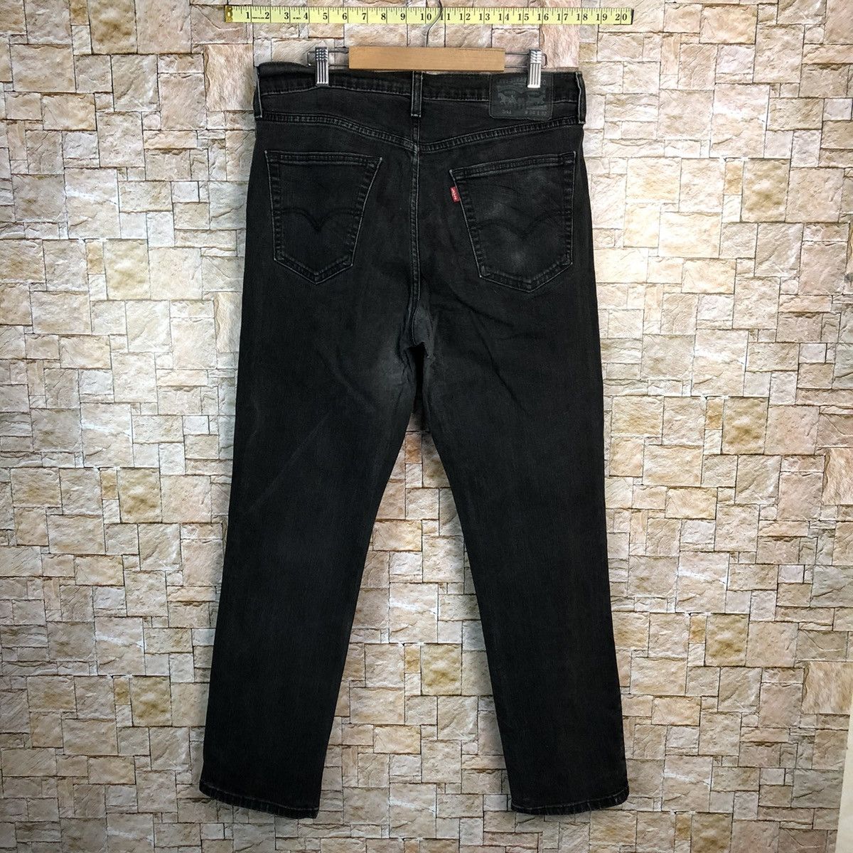 Levi's 541 Levis Black Denim jeans Pants #7567 Size US 33 - 12 Thumbnail