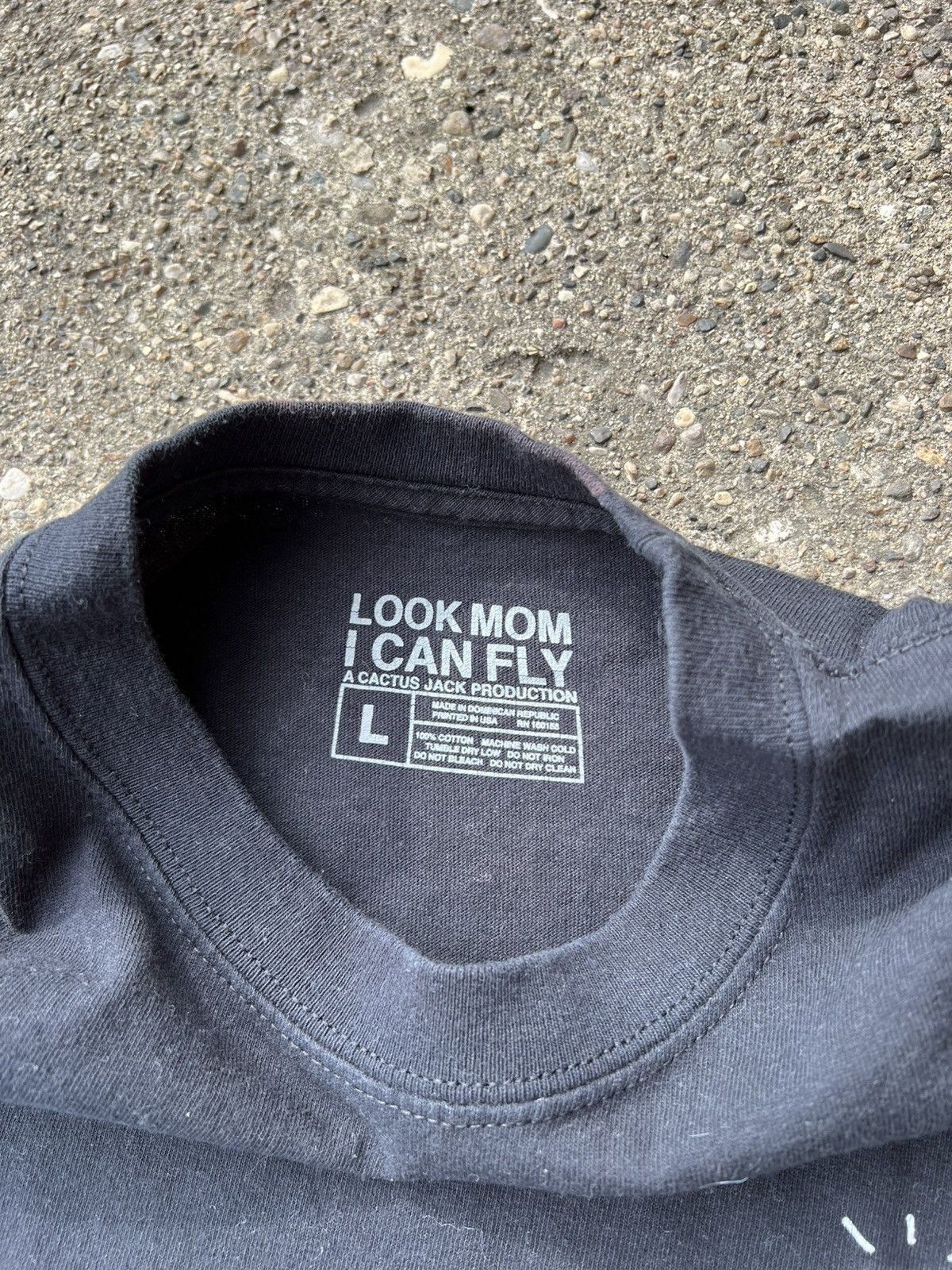 Rap Tees Travis Scott 1 of 1 Look Mom I Can Fly Tee T Shirt Black L Size US L / EU 52-54 / 3 - 5 Thumbnail