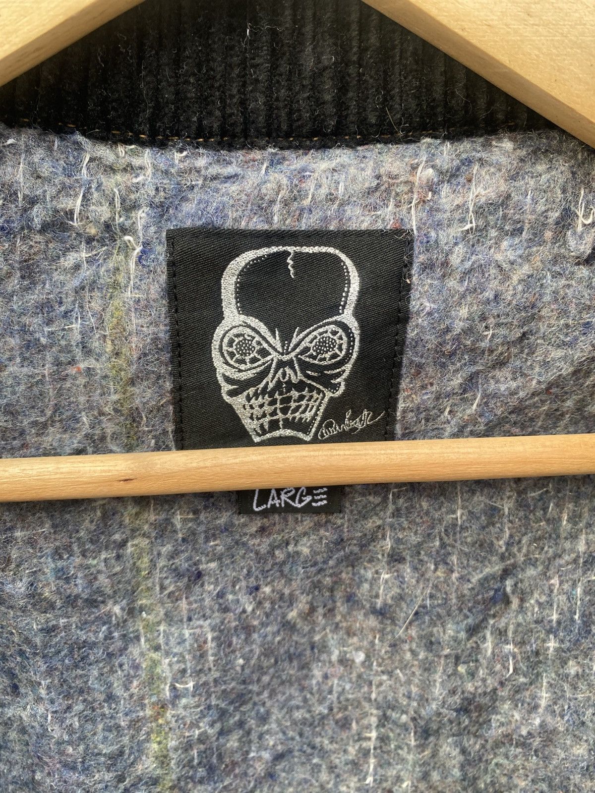 Japanese Brand Creature From The Living Denim Skeleton Jacket Size US L / EU 52-54 / 3 - 8 Thumbnail