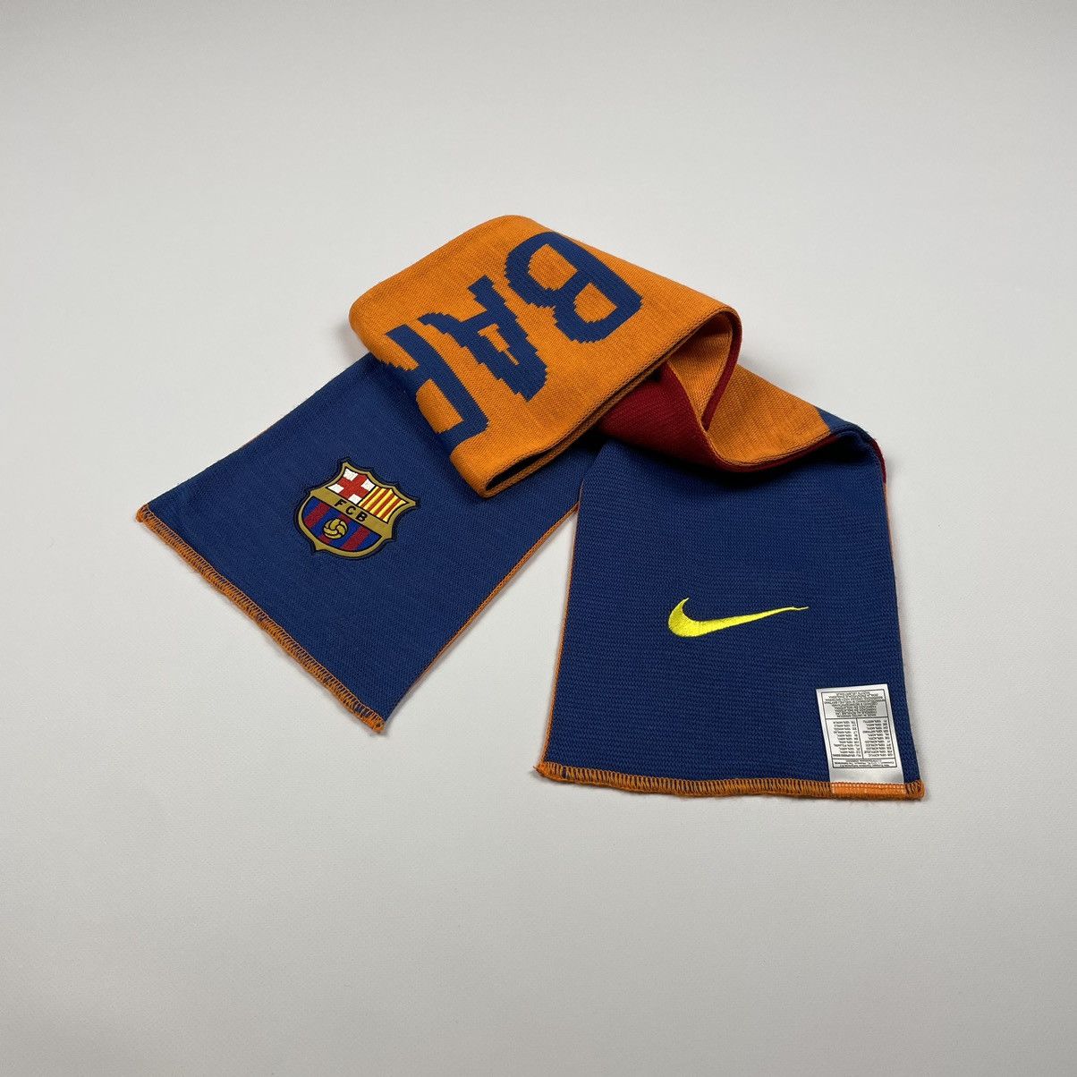 F.C. Barcelona Nike Vintage Vintage Nike FC Barcelona Barca Scarf Grailed