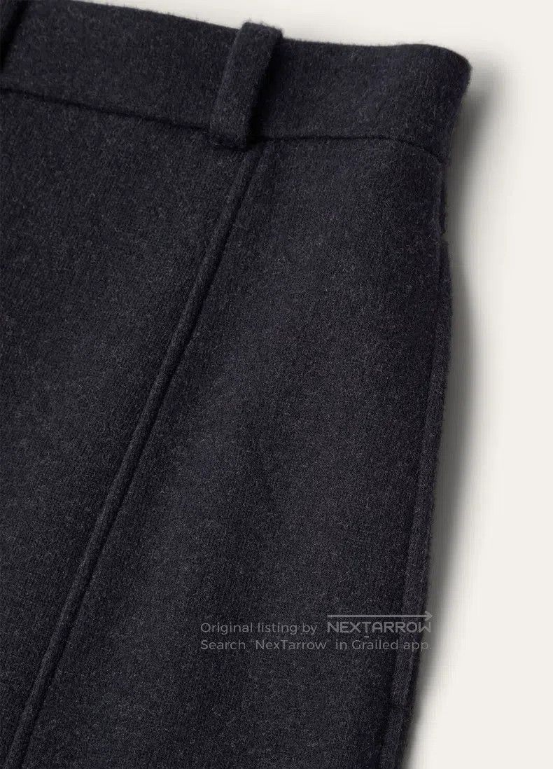 Loro Piana Loro Piana High Waist Casual Trousers, 96% Cashmere, 4% Ny Size 37" - 2 Thumbnail