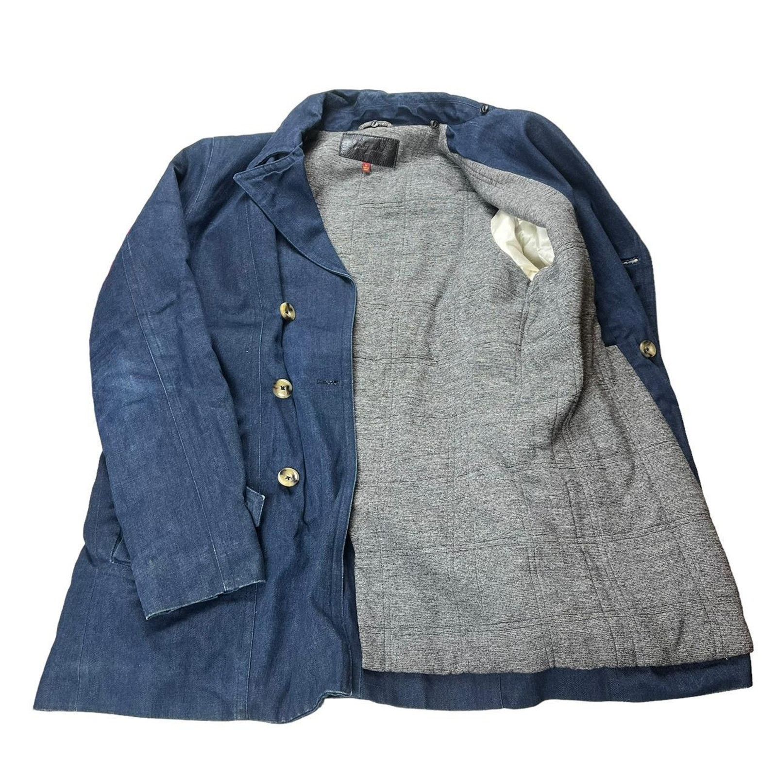 7 For All Mankind 7 For All Mankind Double Breasted Denim Jacket Size US M / EU 48-50 / 2 - 6 Thumbnail