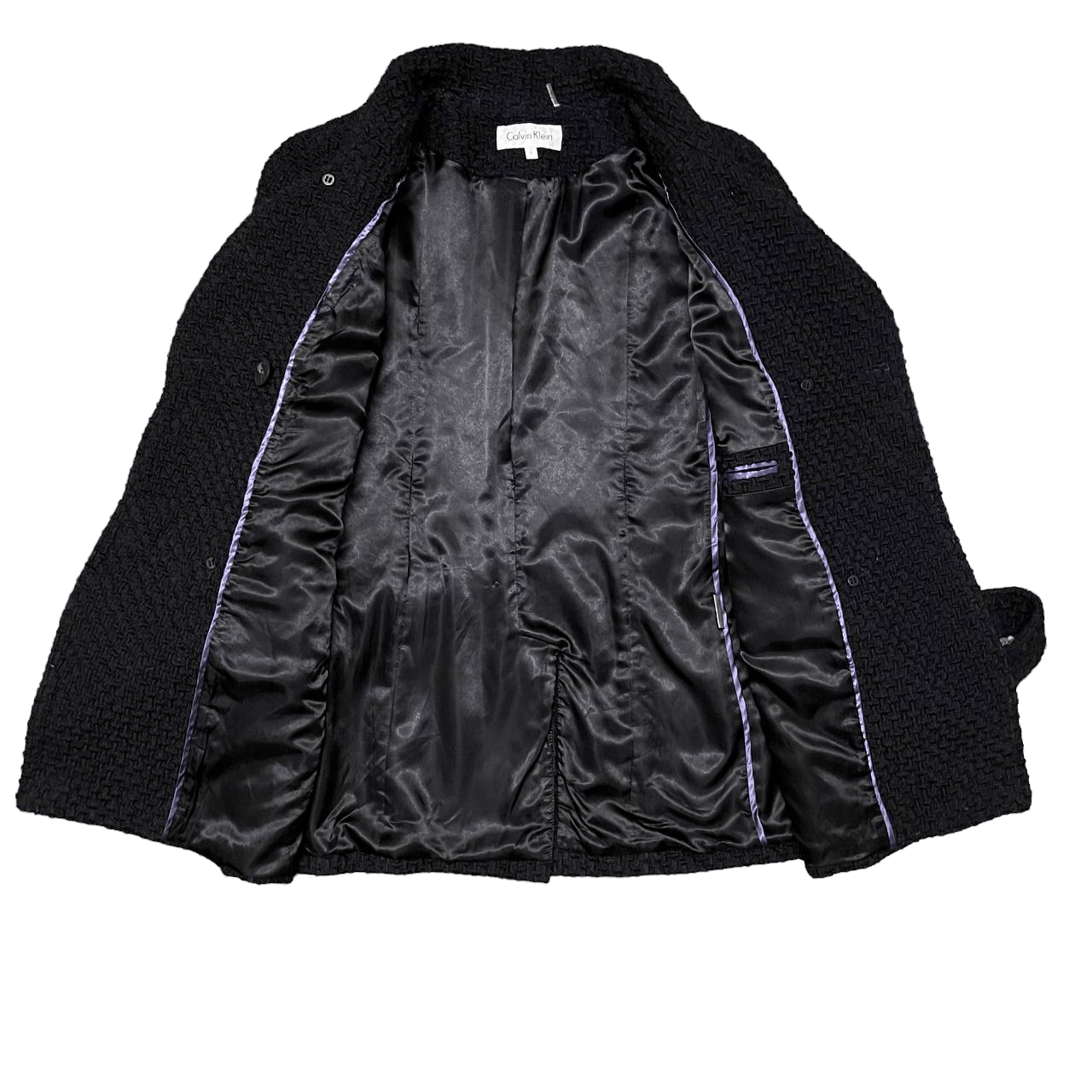Vintage Calvin Klein Wool Coat Double Breasted
