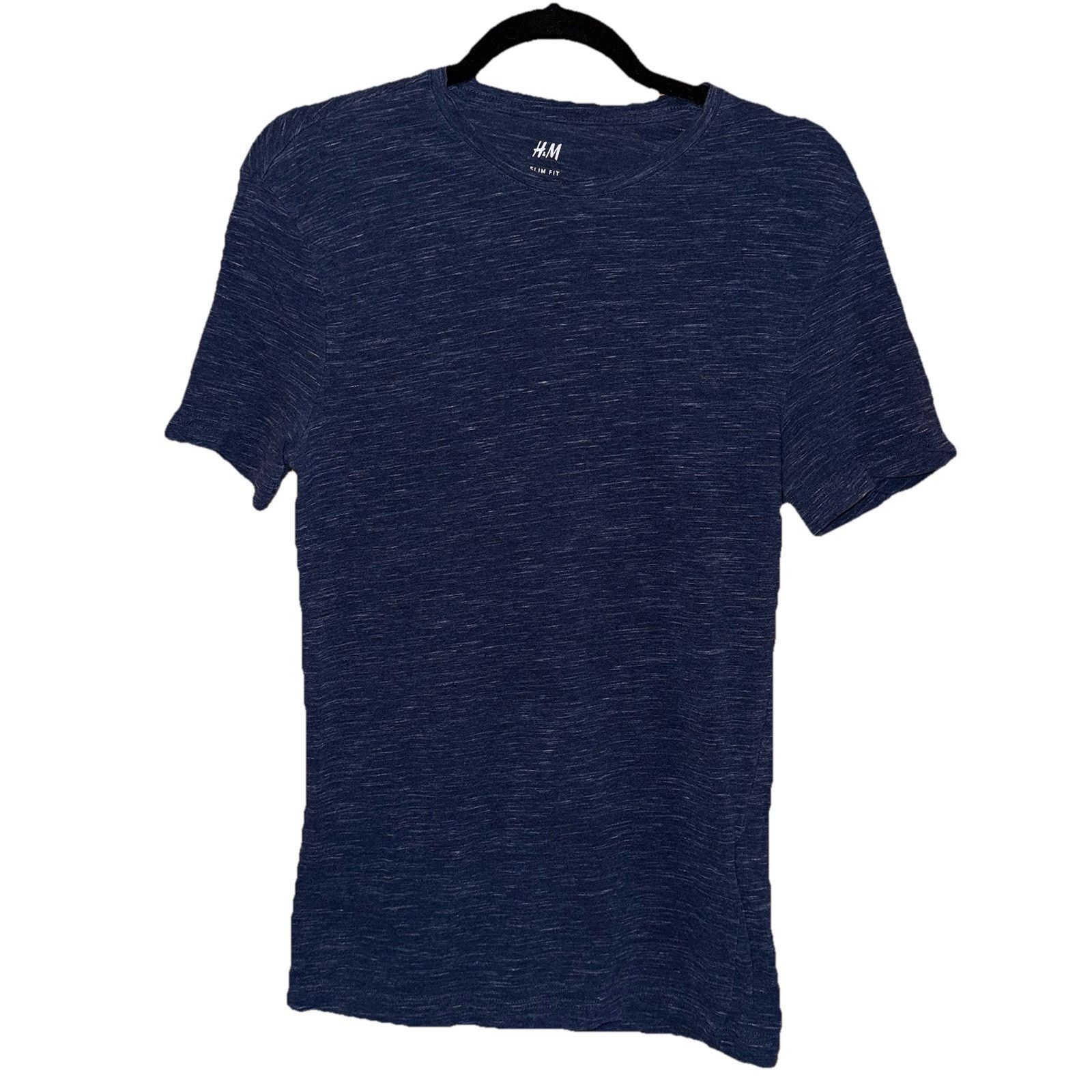 H&M H&M Slim Fit T-Shirt Size Small Heather Blue Size US S / EU 44-46 / 1 - 1 Thumbnail