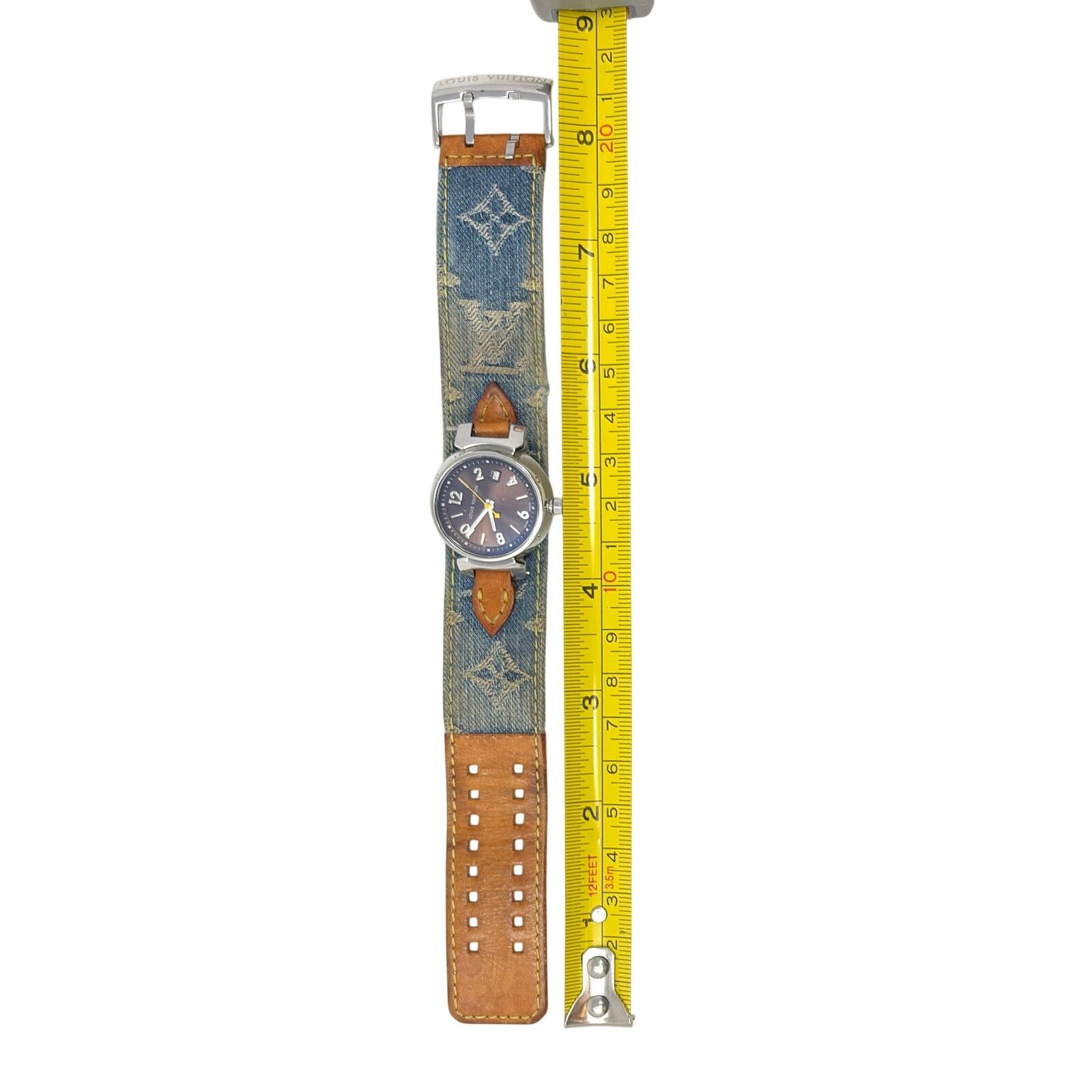 Louis Vuitton Louis Vuitton Denim Tambour Watch Size ONE SIZE - 12 Thumbnail