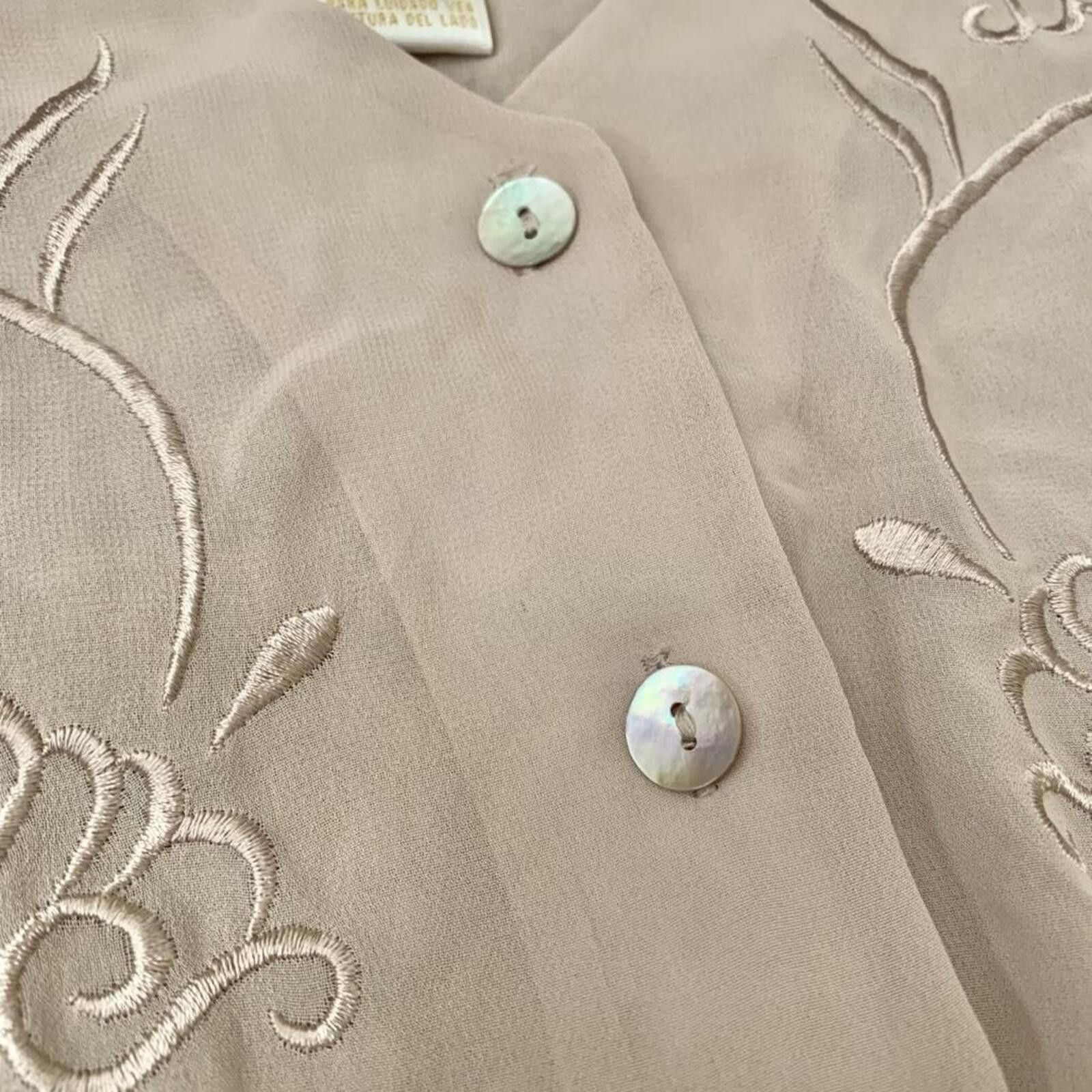 Other Fairycore embroidered layering button up top Size M / US 6-8 / IT 42-44 - 4 Thumbnail